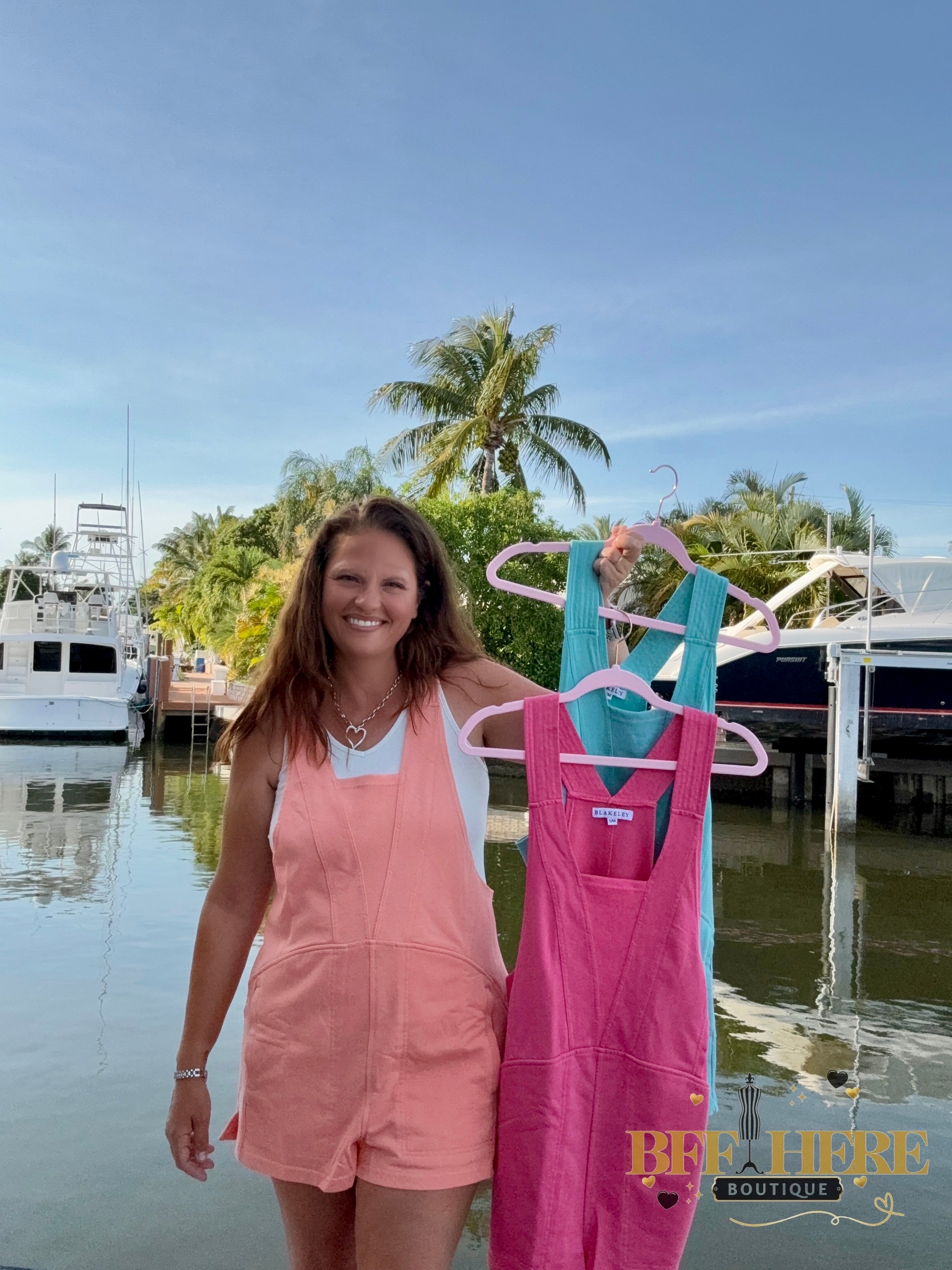 Beach Please Romper by Blakeley / Choice of Color - BFF Here