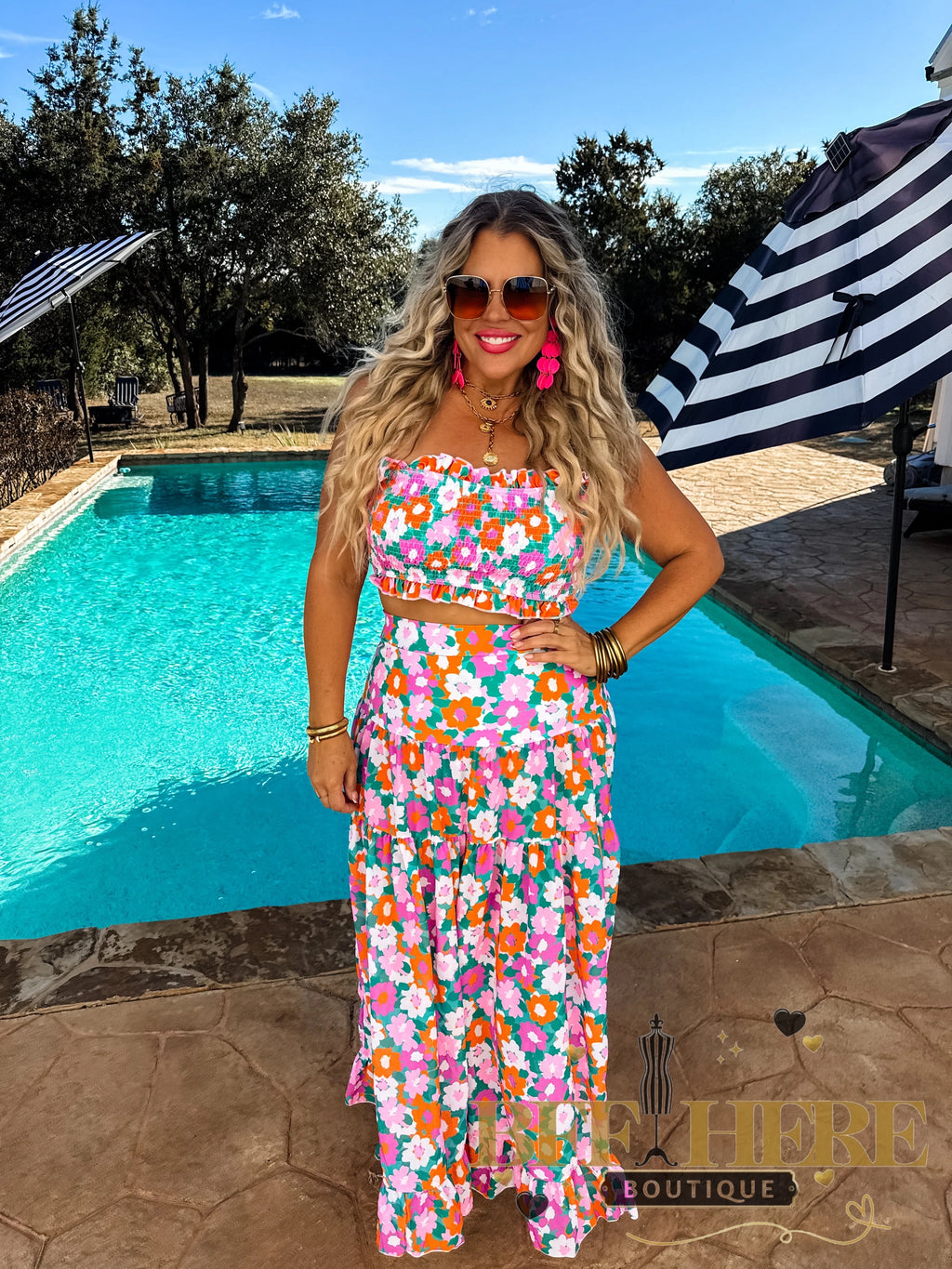 Amalfi Blooms Swim Set by Blakeley - BFF Here