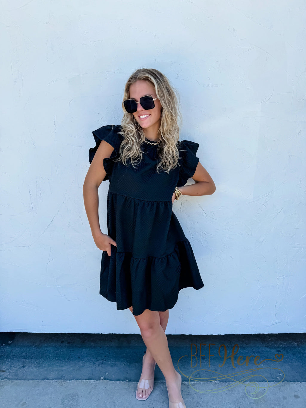 Love Me More Dress / Choice of Color - BFF Here