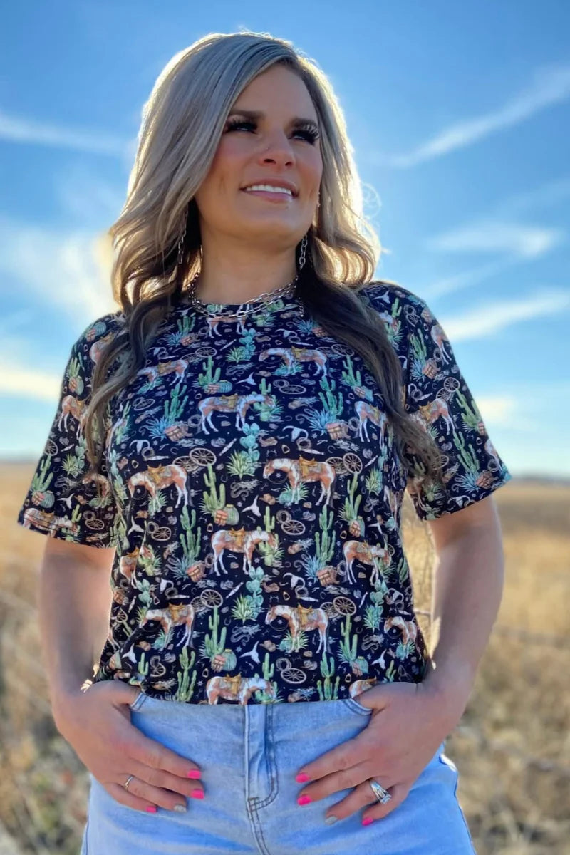 Cactus Run Top by Sterling Kreek - BFF Here