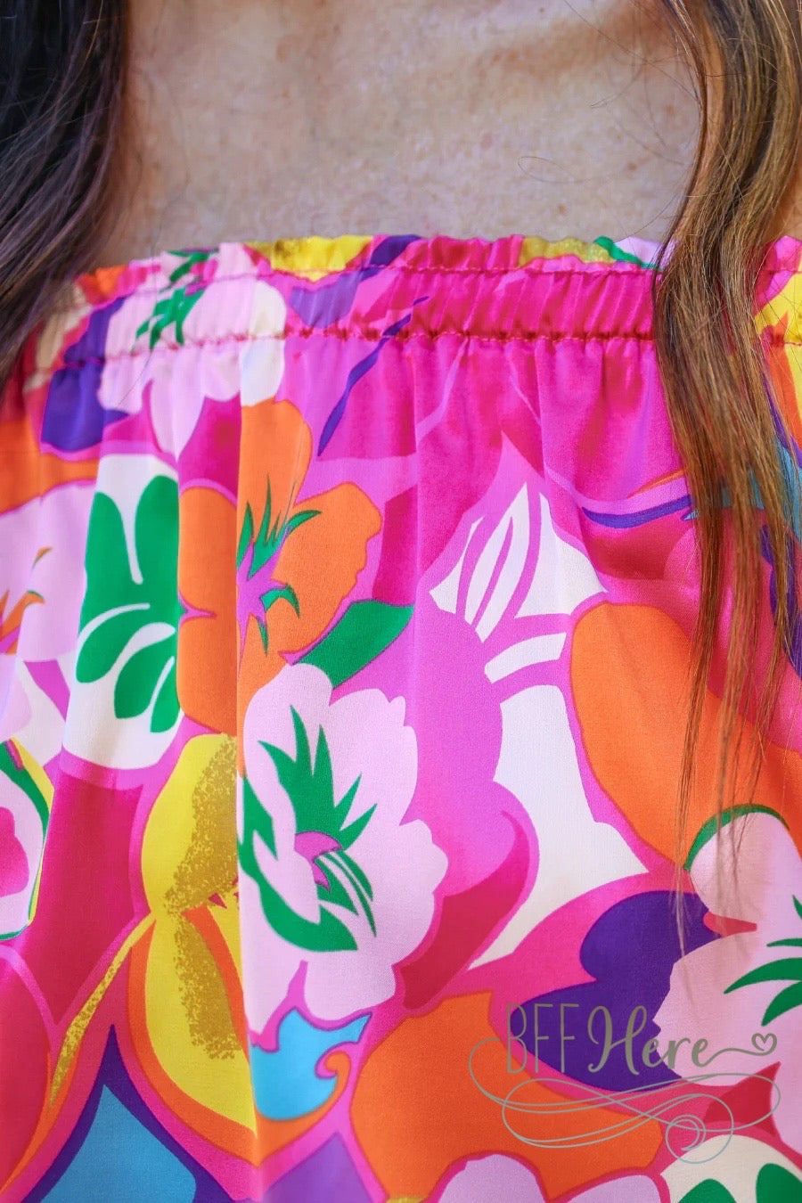 PREORDER-Always Happy Off The Shoulder Top /Choice of Color by Jess Lea (Ships Beginning of June) - BFF Here