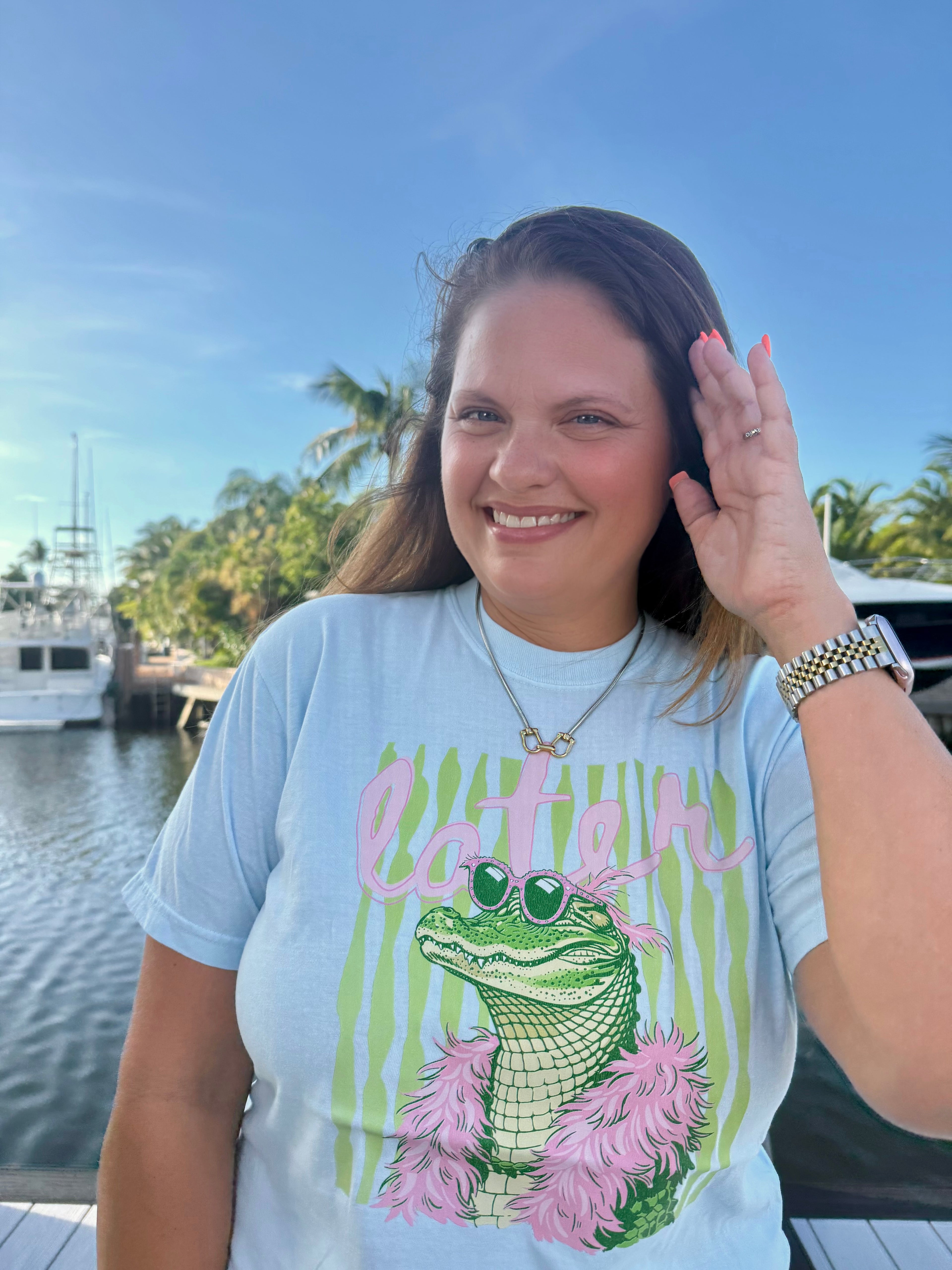 Boujee Gator Tee - BFF Here