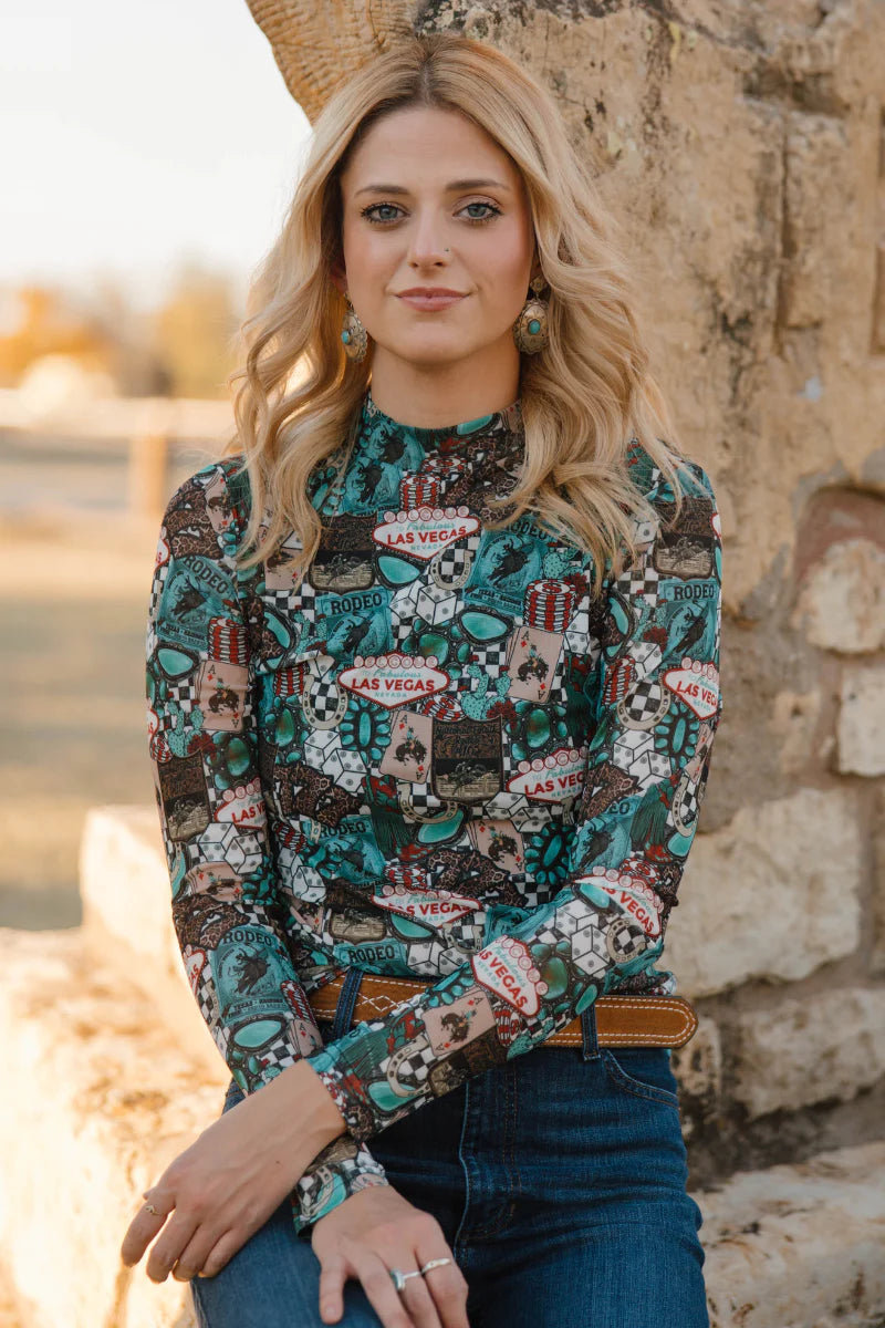 Viva Las Cowgirl Mesh by Sterling Kreek - BFF Here