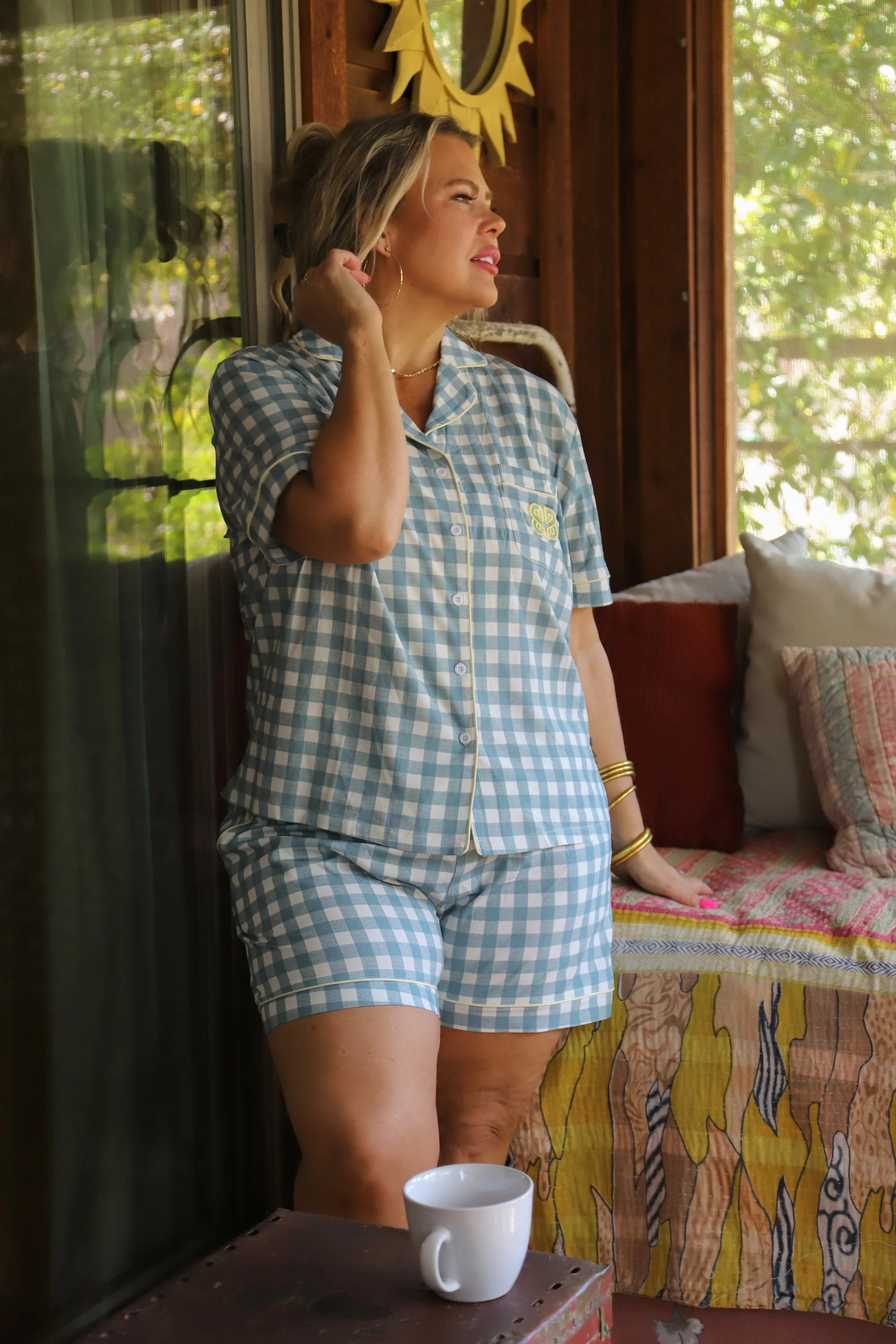 PREORDER: Sunrise & Coffee Luxe PJ Set by Blakeley (ETA: June) - BFF Here