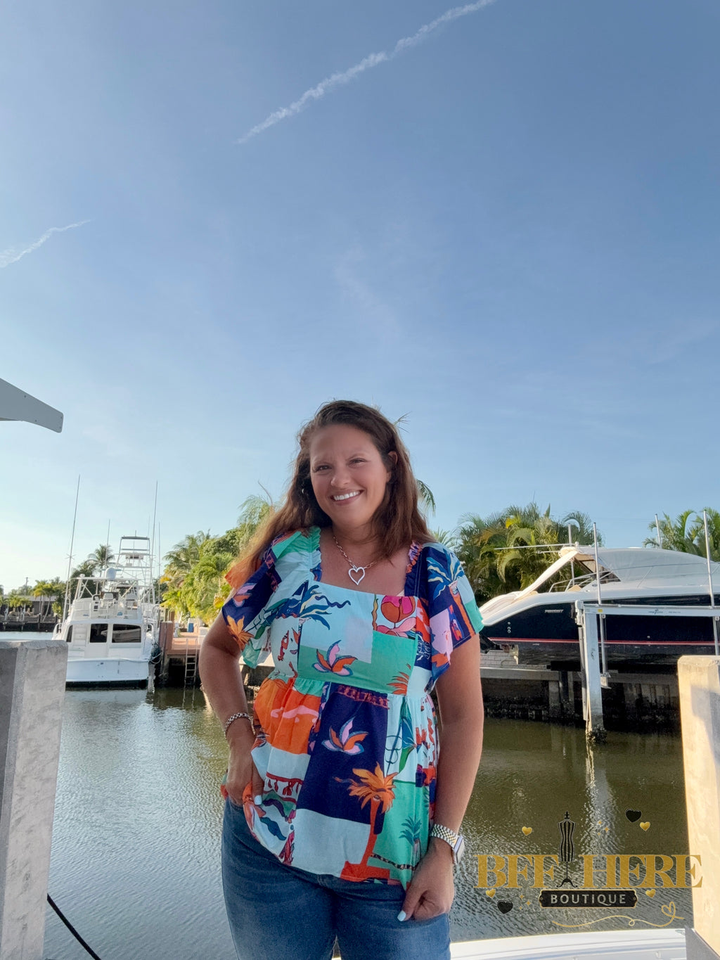 Island Time Vibes Top - BFF Here