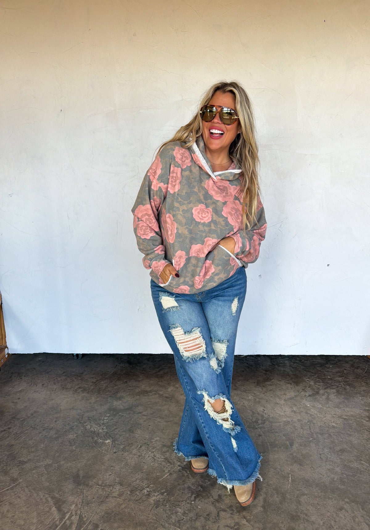 PREORDER: Vintage Rose Hoodie by Blakeley (ETA: December)