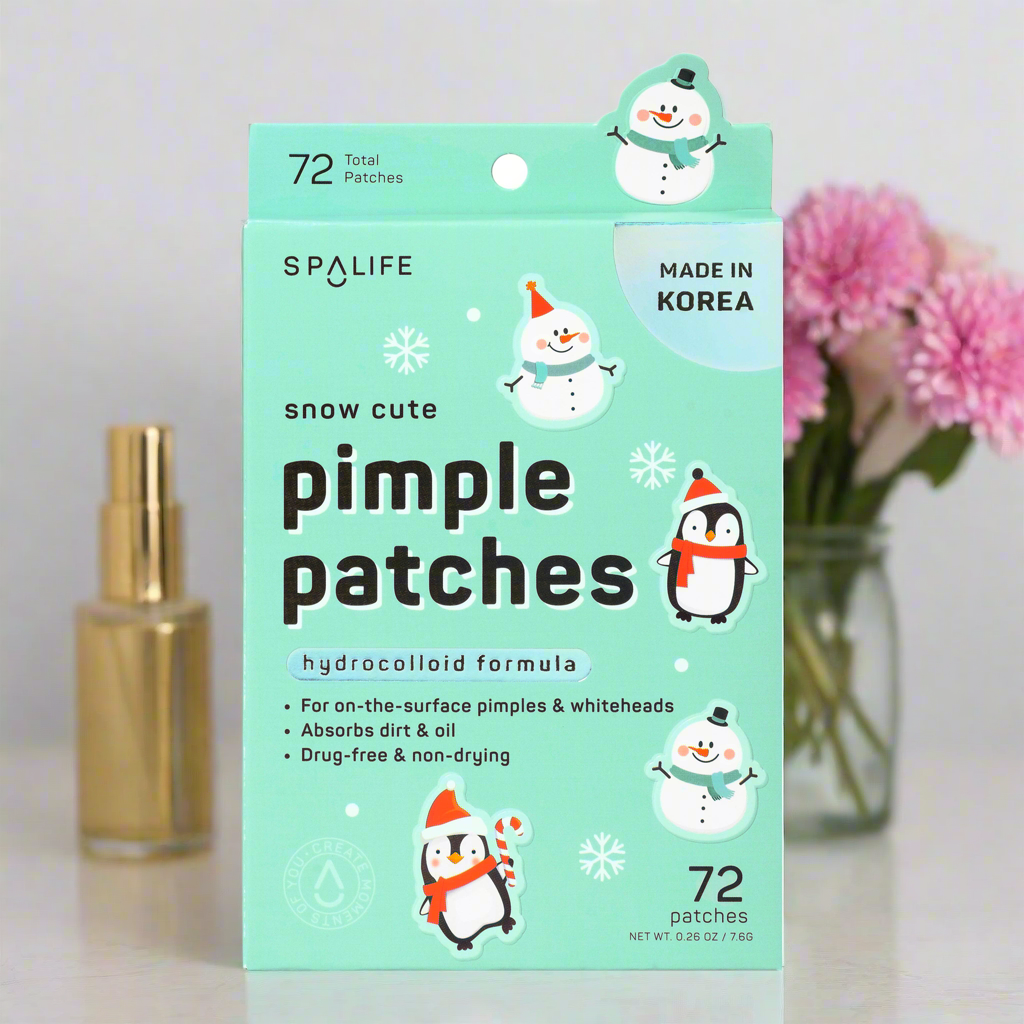 Holiday Snow Cute Hydrocolloid Pimple Patches by My Spa Life - BFF Here