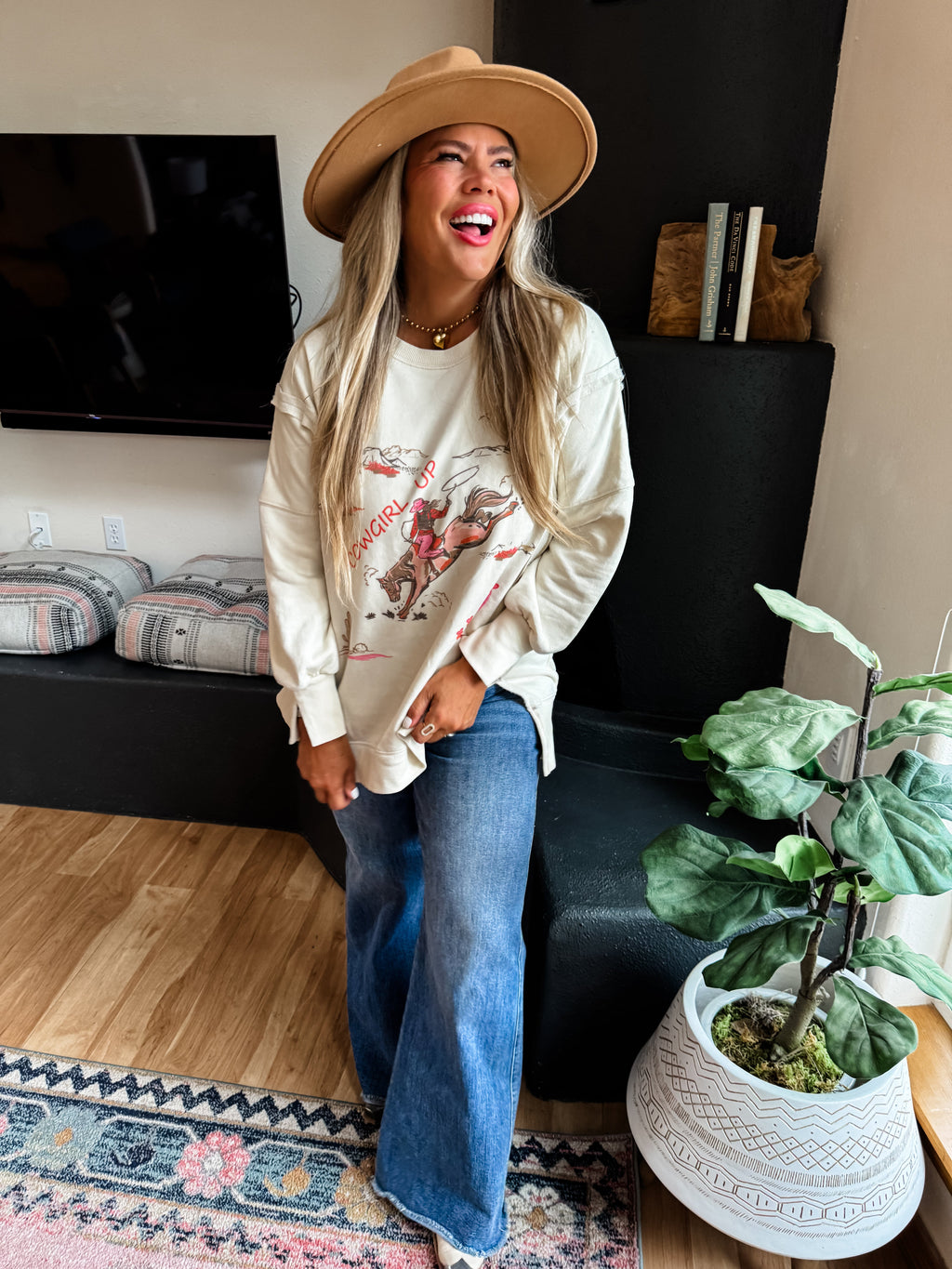 PREORDER:  Ranch Girl Classic Crew Pullover by Blakeley (ETA: Beginning of September) - BFF Here