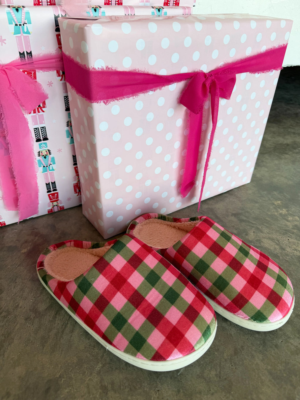 PREORDER: Cozy Christmas Slippers by Blakeley (ETA: October)