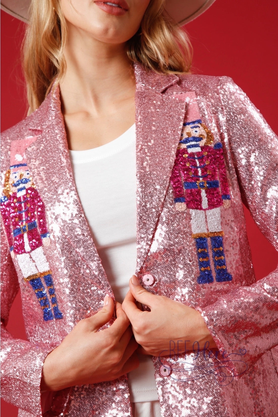 Sequin Nutcracker Blazer: Sparkle Your Way Through the Holiday Season - BFF Here