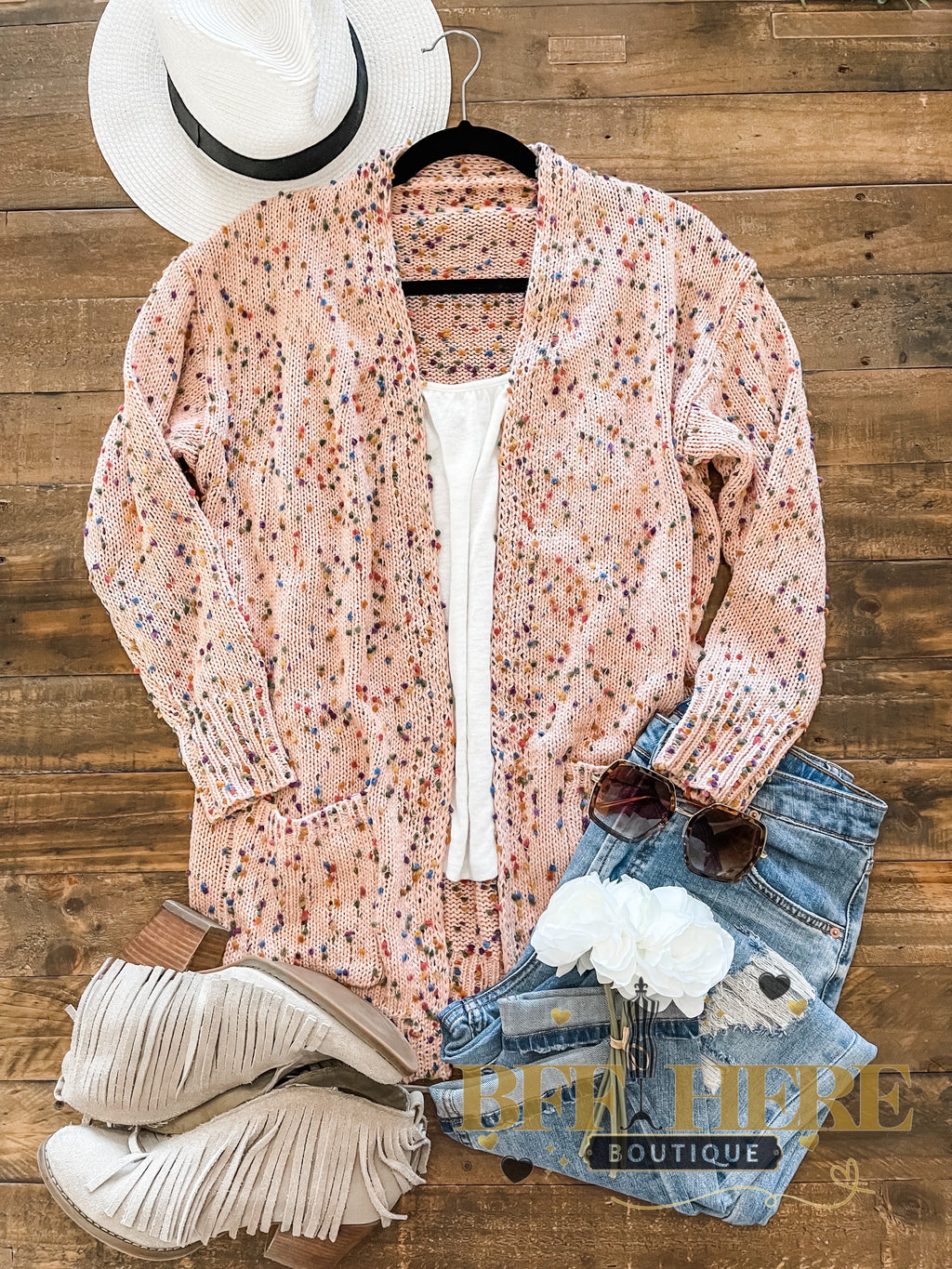 Spring Miley Dot Cardigan by Blakeley - BFF Here