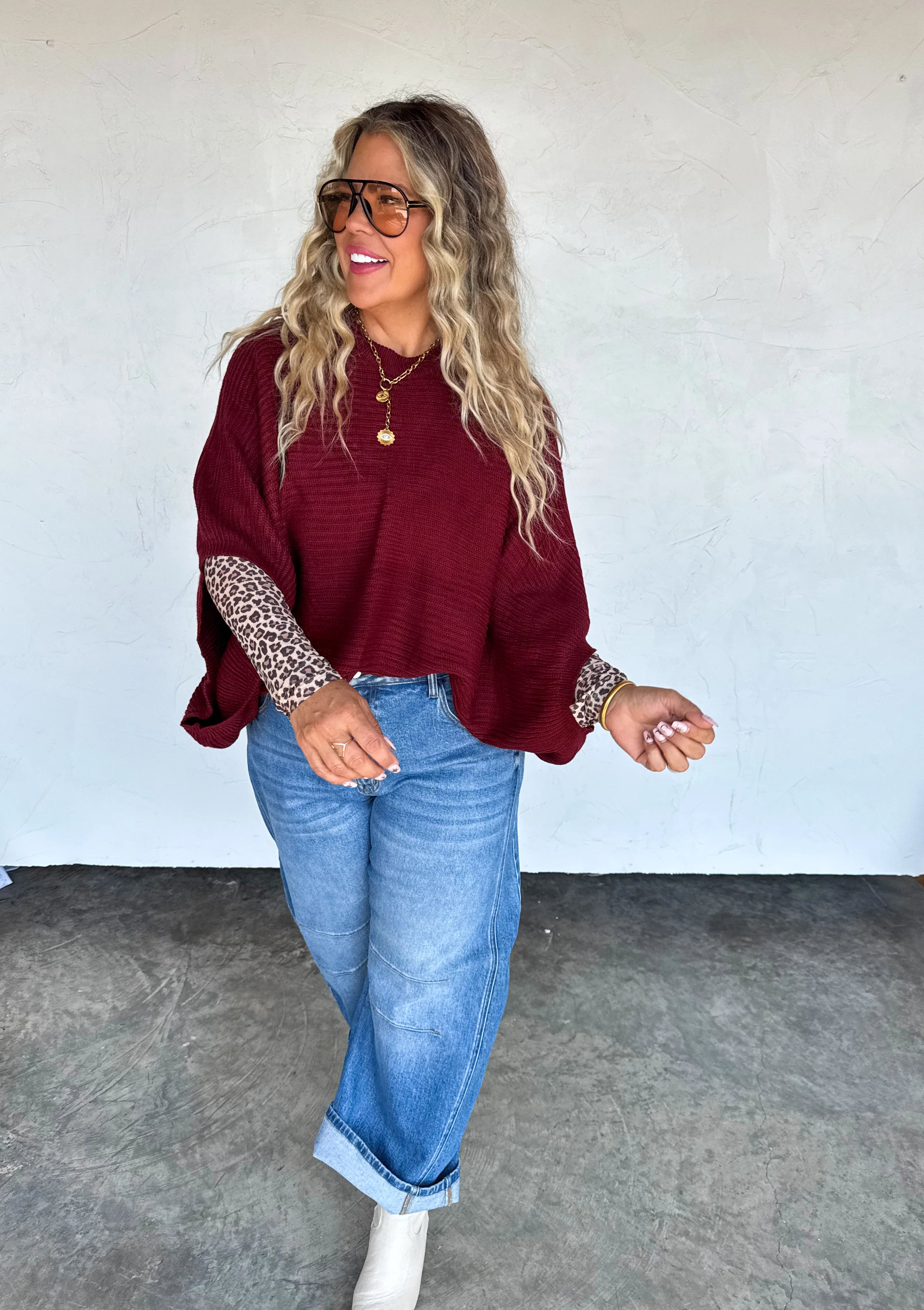 PREORDER: Meg Pullover Poncho by Blakeley (ETA: End of October) - BFF Here