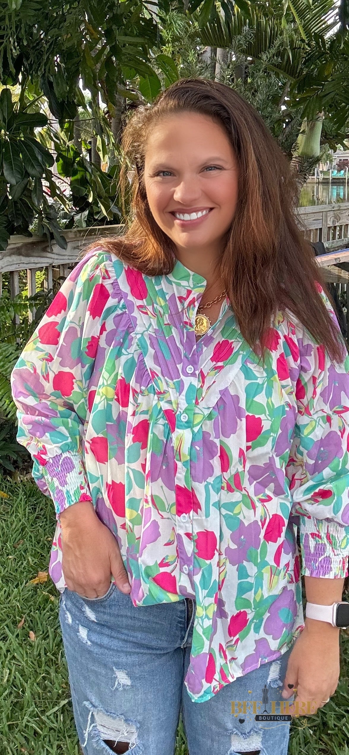 Katie Button Up Blouse / Pastel by Jess Lea - BFF Here