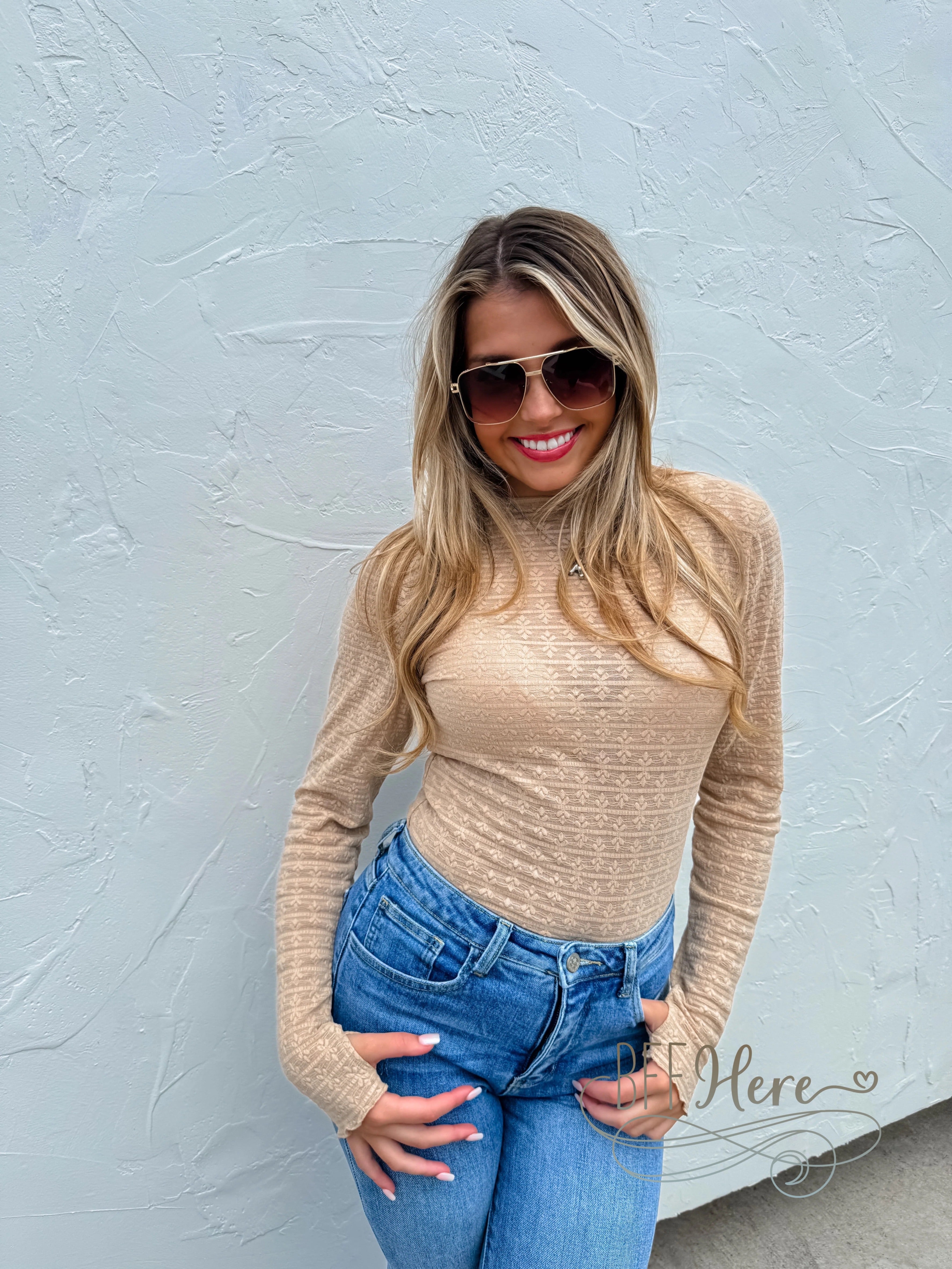 PREORDER: Juliette Lace Top by Blakeley / Choice of Color (Ships Middle of September) - BFF Here