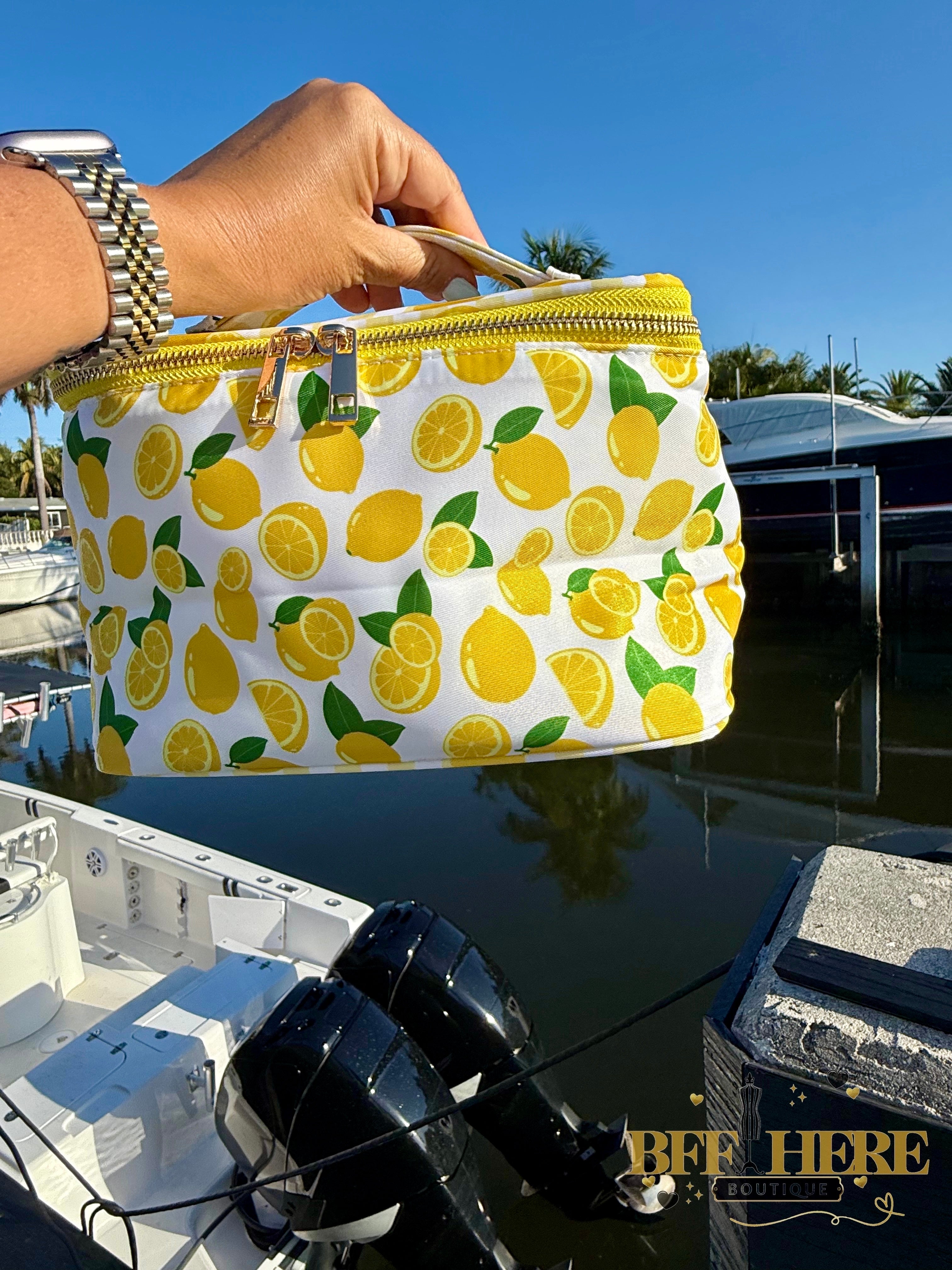 Lemon Drop Travel Bag by Jess Lea - BFF Here