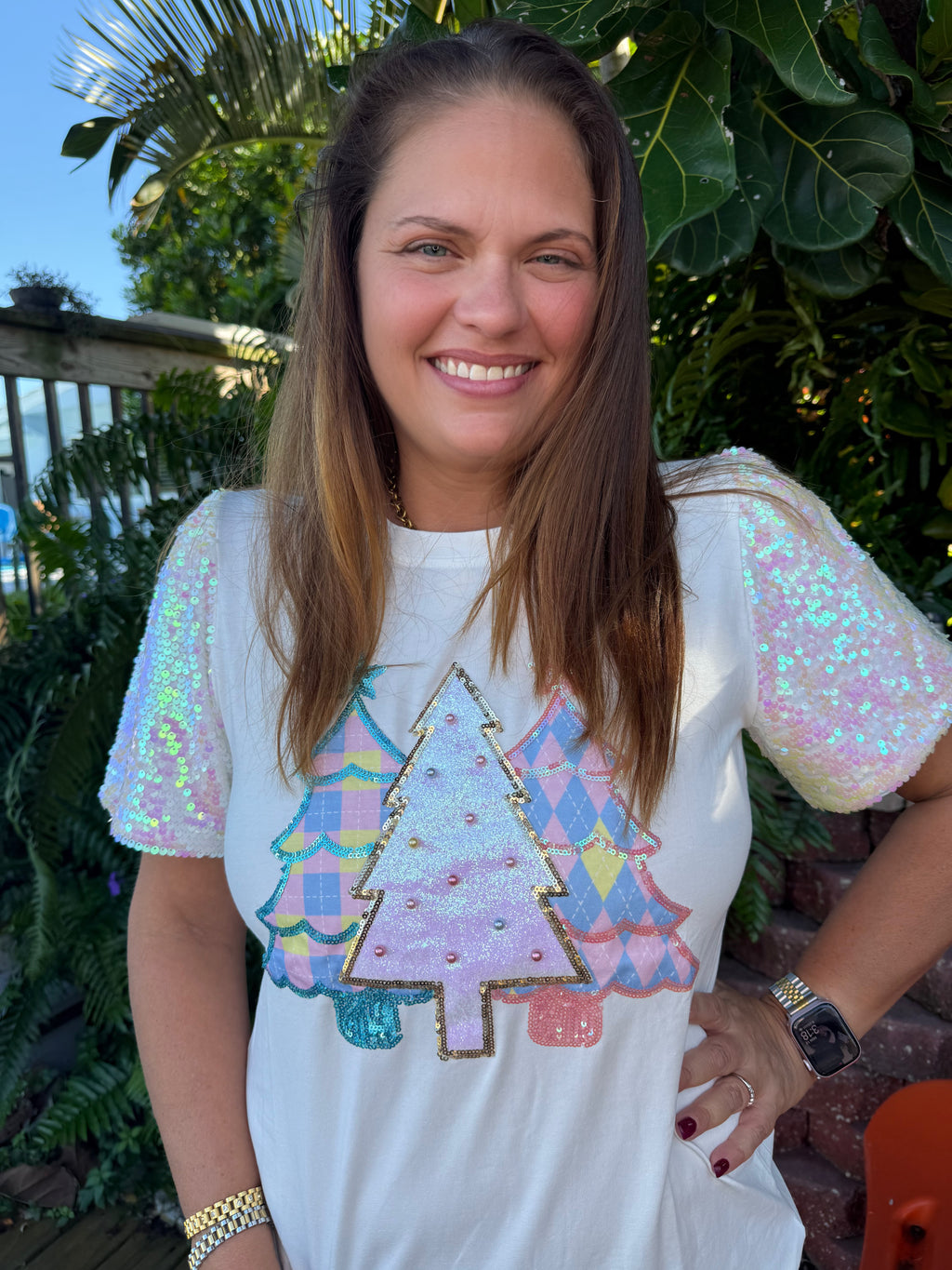 Festive Forest on Princess Top by Grace & Emma - BFF Here