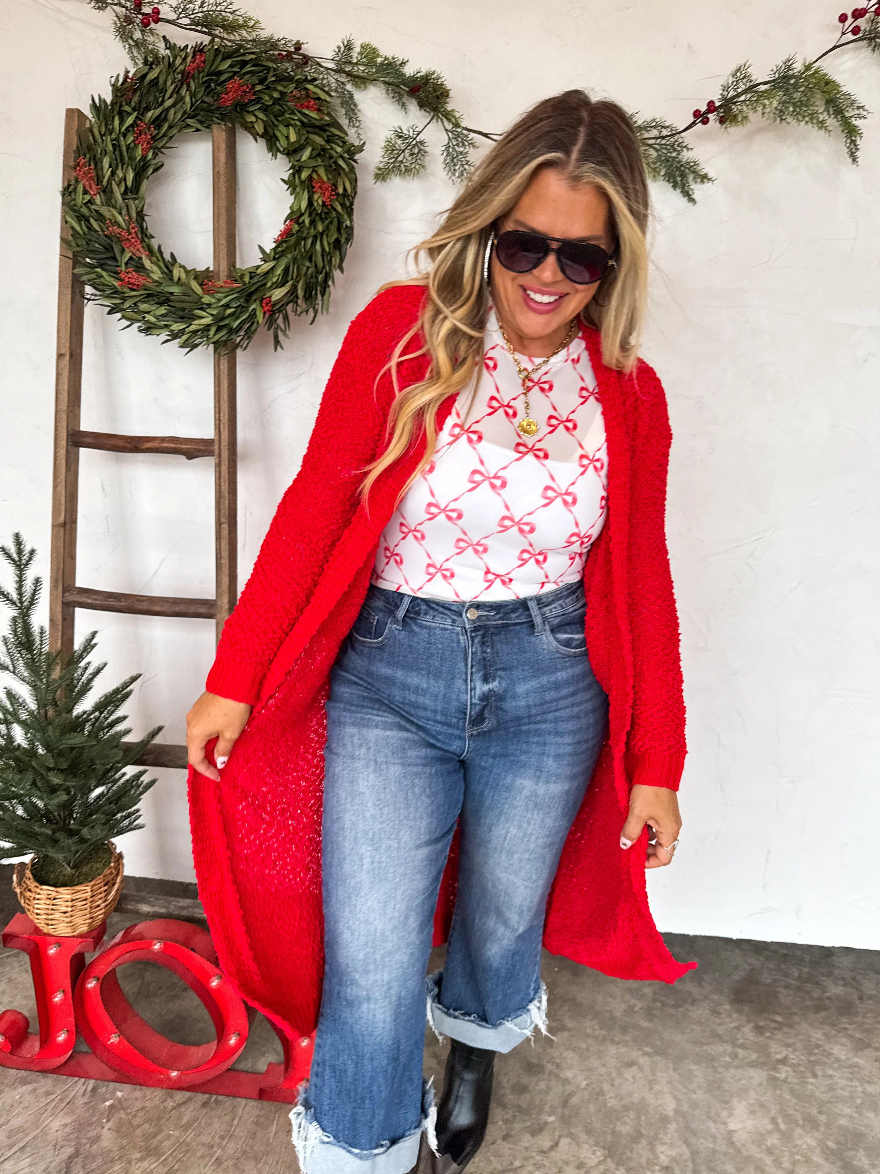 PREORDER: Poppy Knit Popcorn Cardigan by Blakeley (ETA: Beginning of November ) - BFF Here