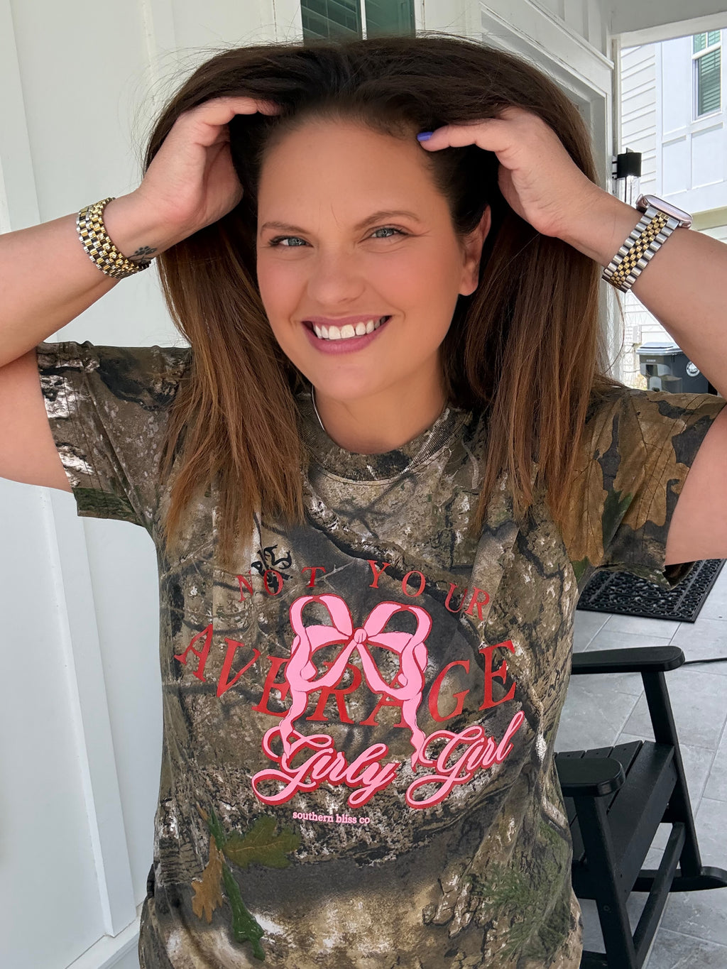 Not Your Average Girly Girl Camp Tee by Southern Bliss (ARRAY) — Ships 2-3 weeks - BFF Here