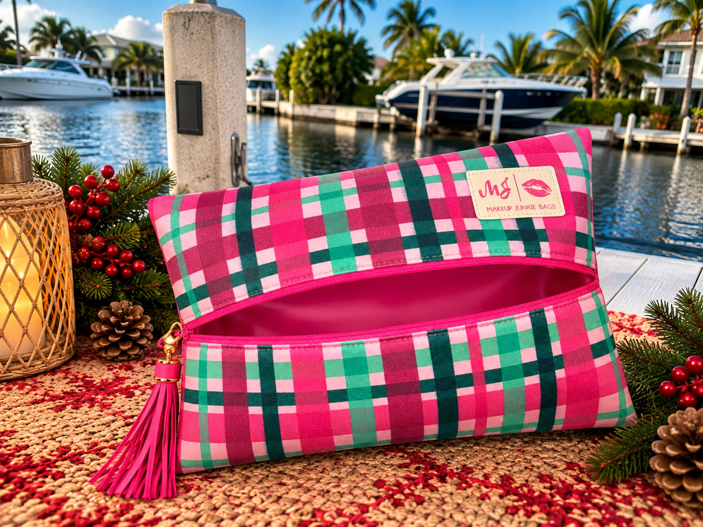 PREORDER: Plaid and Joy by Makeup Junkie Bags (ETA: 4-6 weeks)
