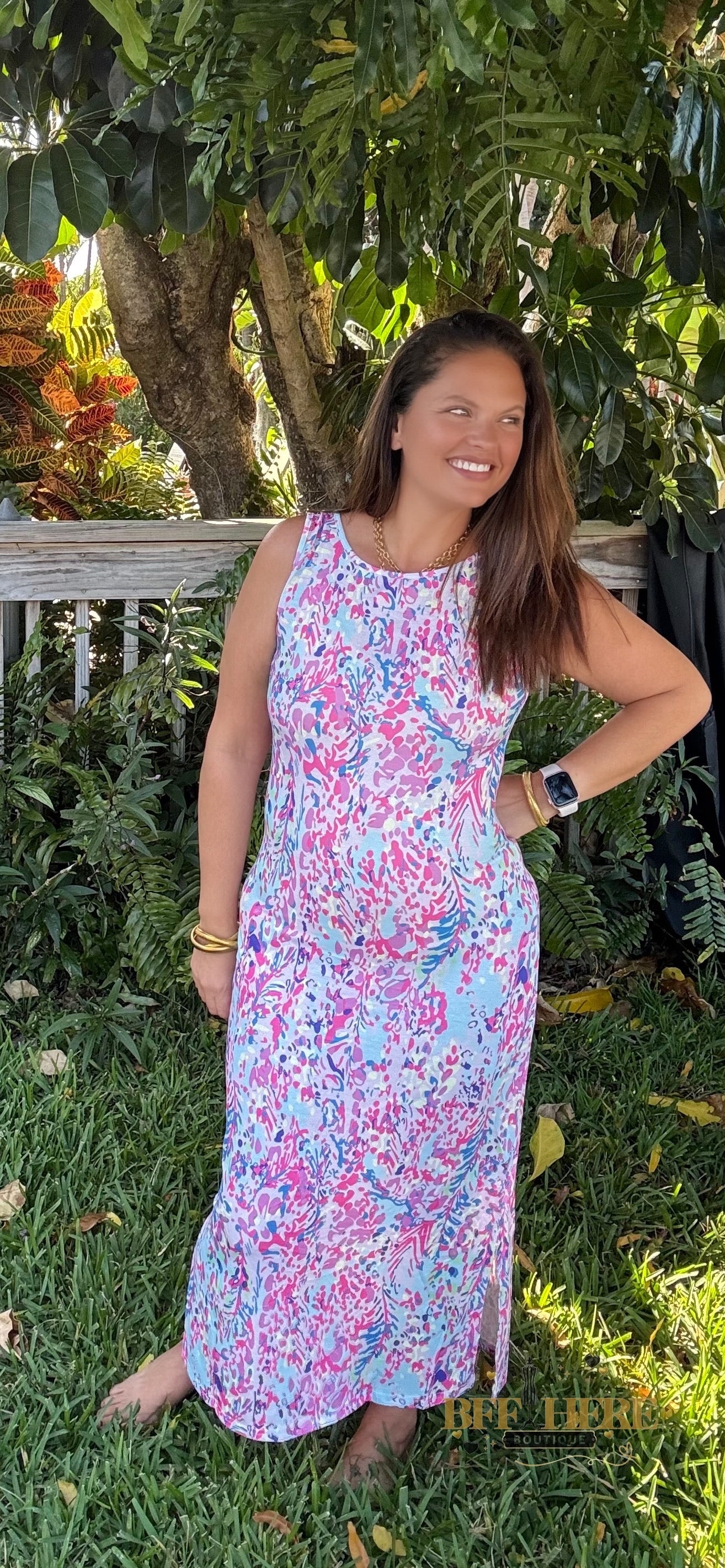 Tropical Breeze Maxi Dress - BFF Here