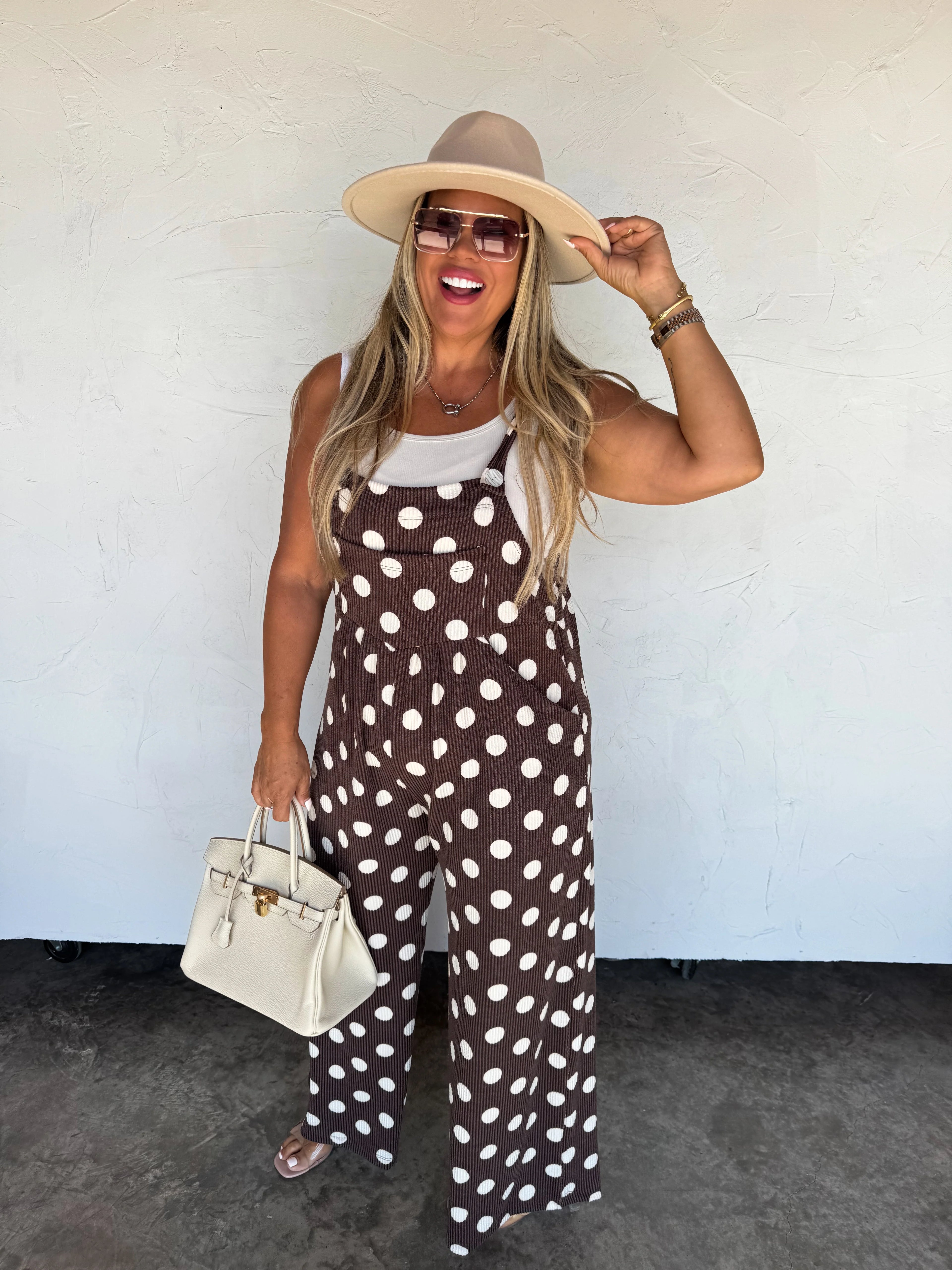 PREORDER: Polka Dot Karli Boho Overalls by Blakeley (ETA: Late November) - BFF Here