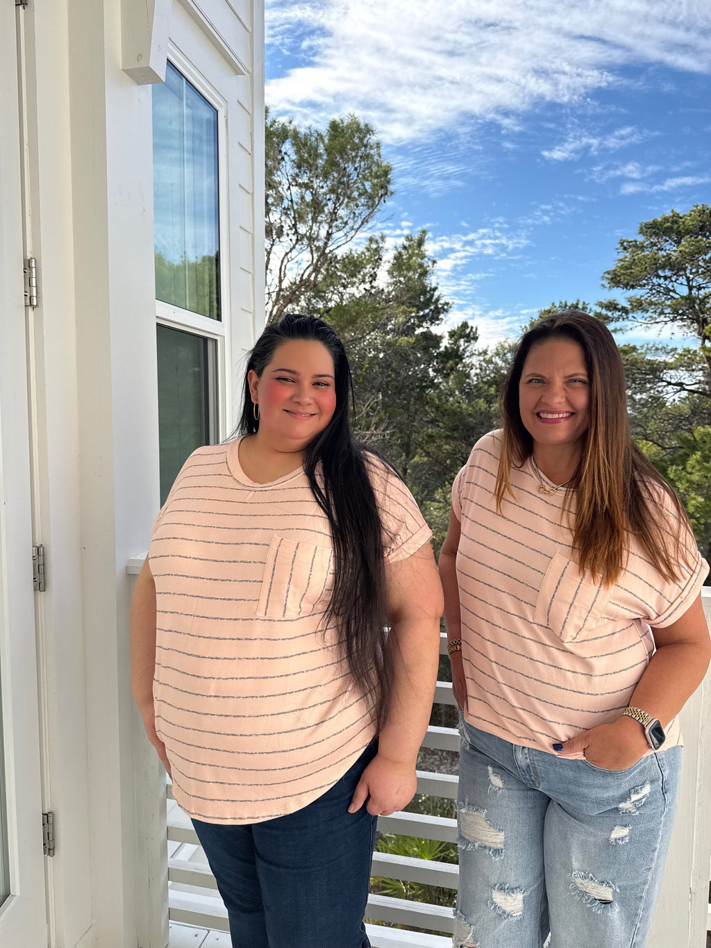 Easy Days Striped Pocket Tee by Sew In Love (Ships 2-3 weeks) - BFF Here