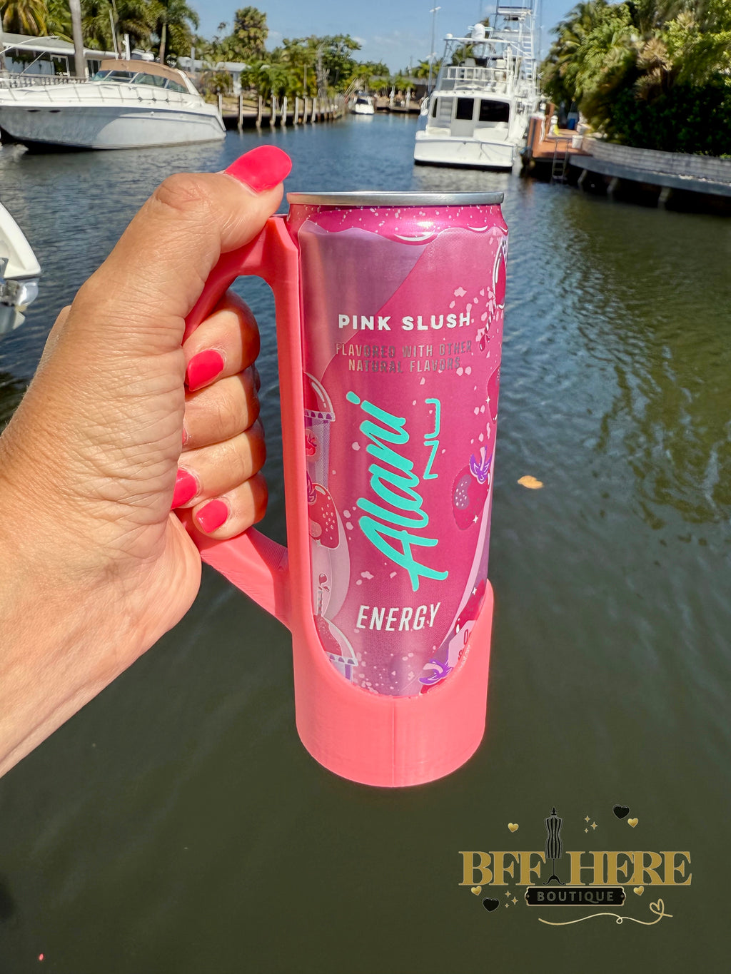 Sip & Chill Skinny Can Holder / Choice of Color - BFF Here