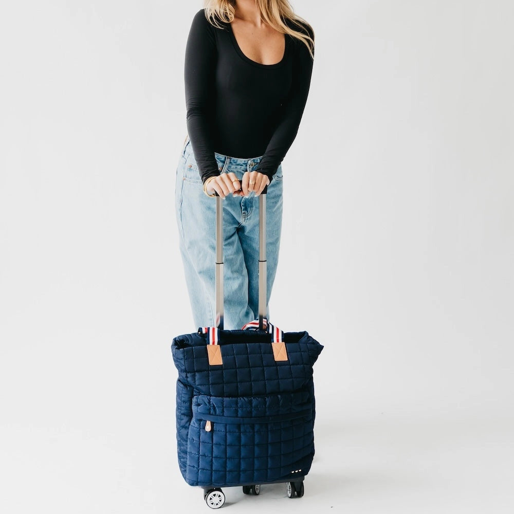 Tenley Quilted Tote Roller Bag by Pretty Simple - BFF Here