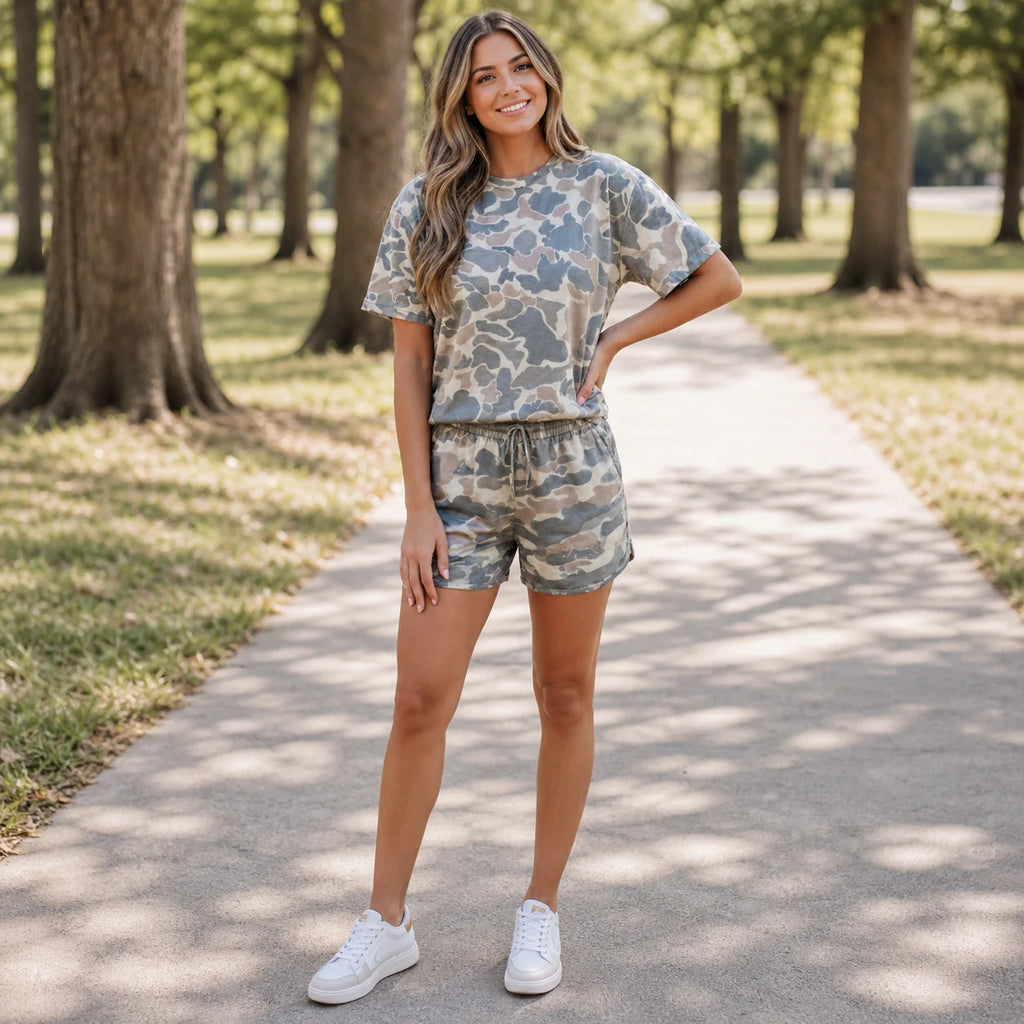 PREORDER: Weekend Wanderer Camo Lounge Set (ETA: July)