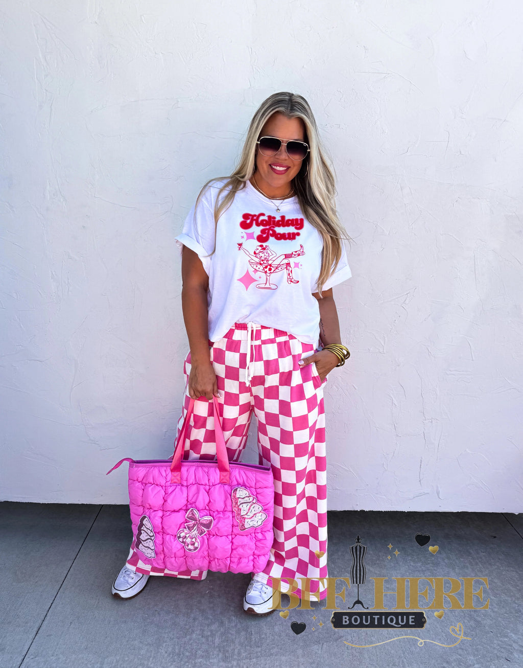 Girdy Girl Wide Leg Jogger by Blakeley - BFF Here