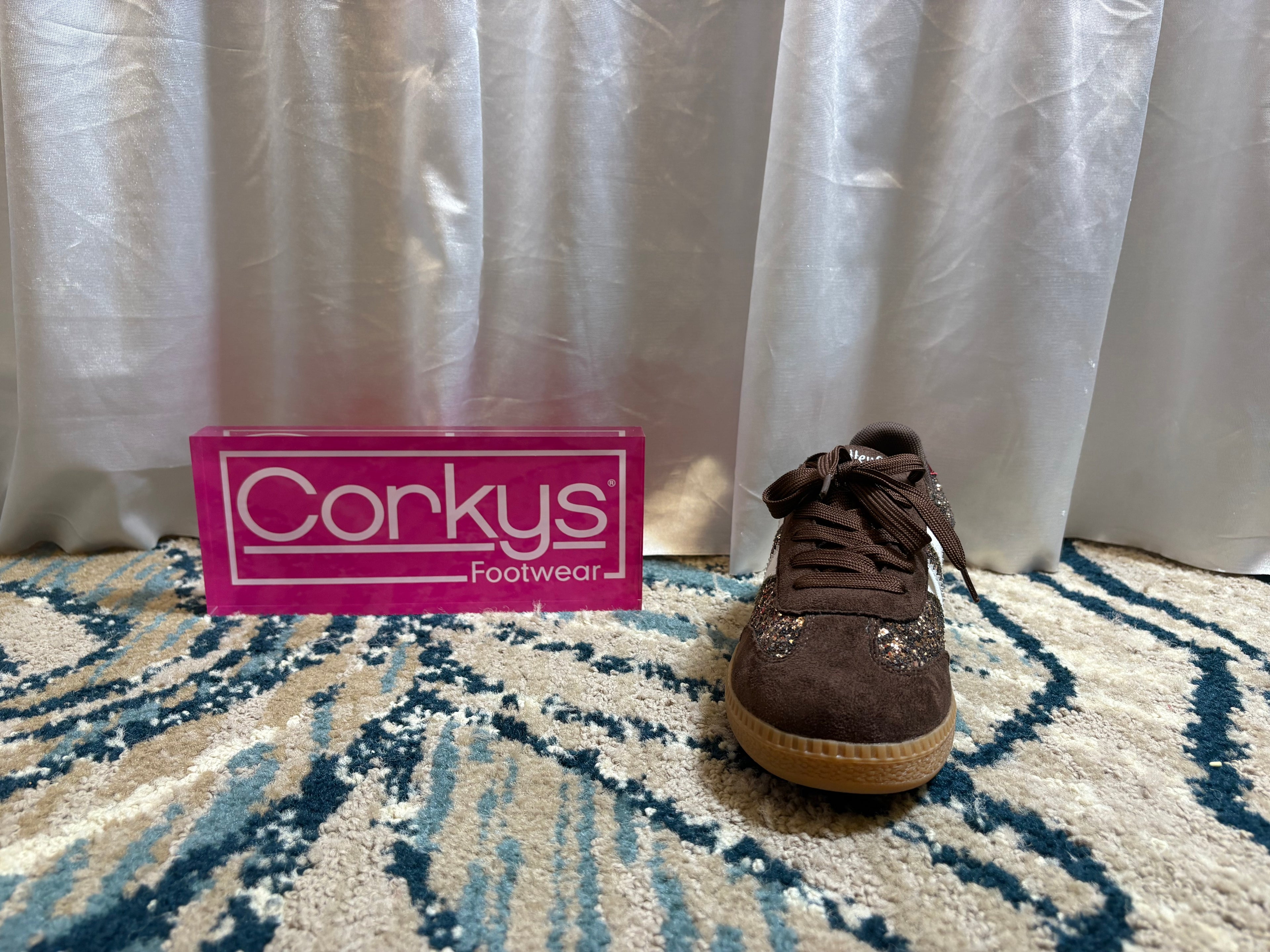 Heads Up / Chocolate Glitter by Corkys (ARRAY) --Ships in July - BFF Here