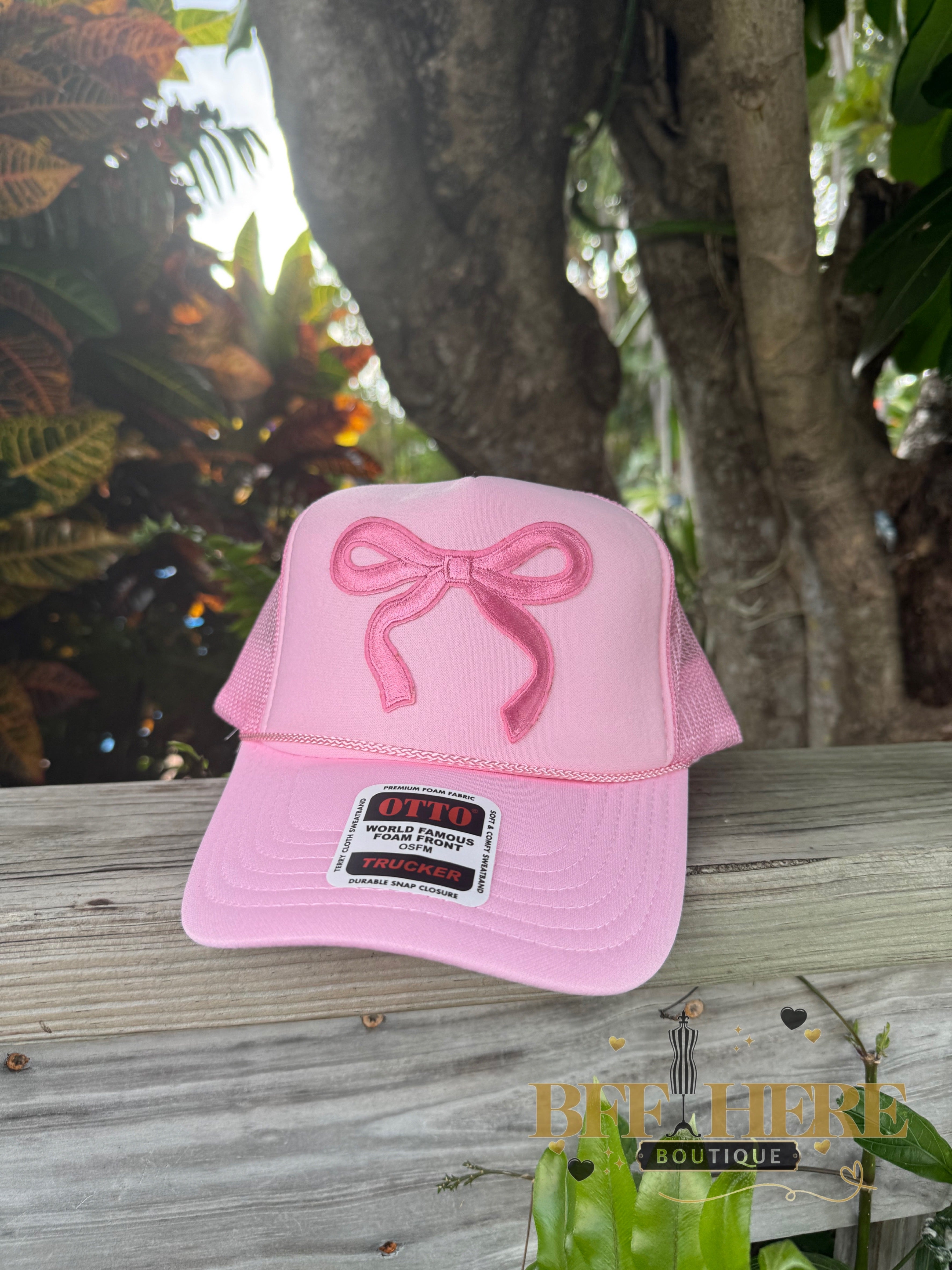 Bow Babe Trucker Hat / Choice of Color - BFF Here
