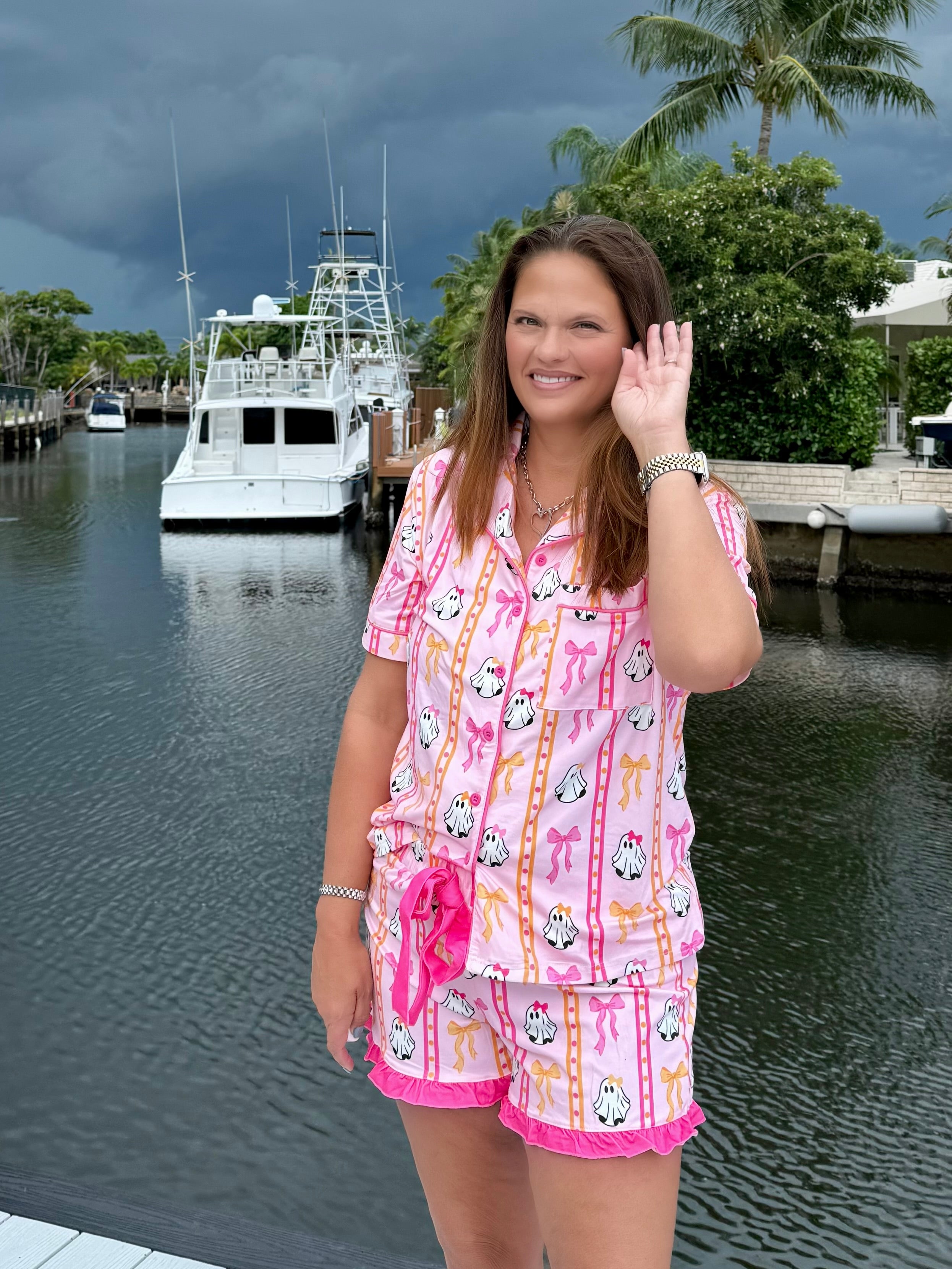 Gigi The Ghost Ruffle Pajama Set by Jess Lea - BFF Here