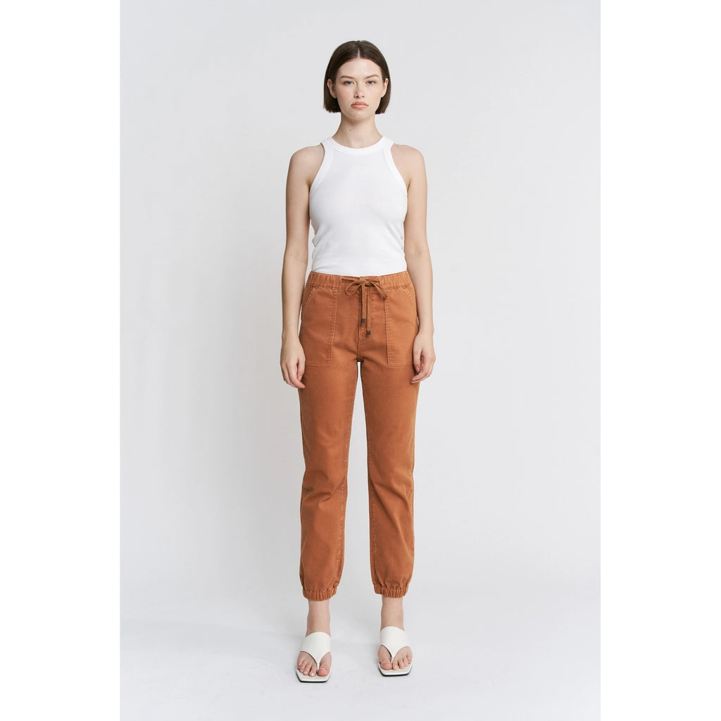 High Rise Jogger / Cinnamon by Mica Denim (ARRAY) — Ships 2-3 weeks - BFF Here