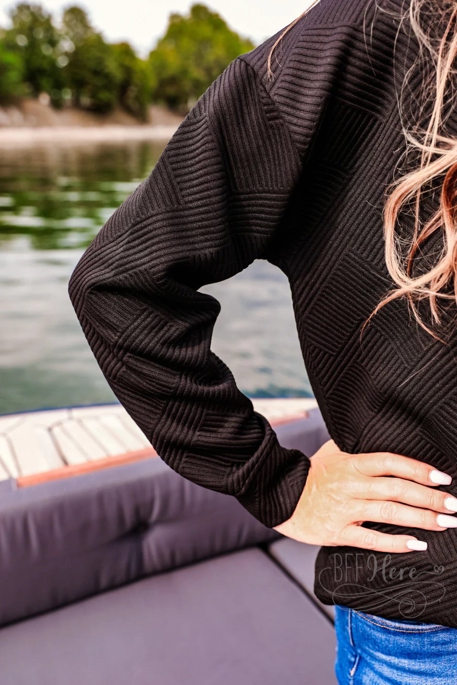 Jonah Textured Top - BFF Here