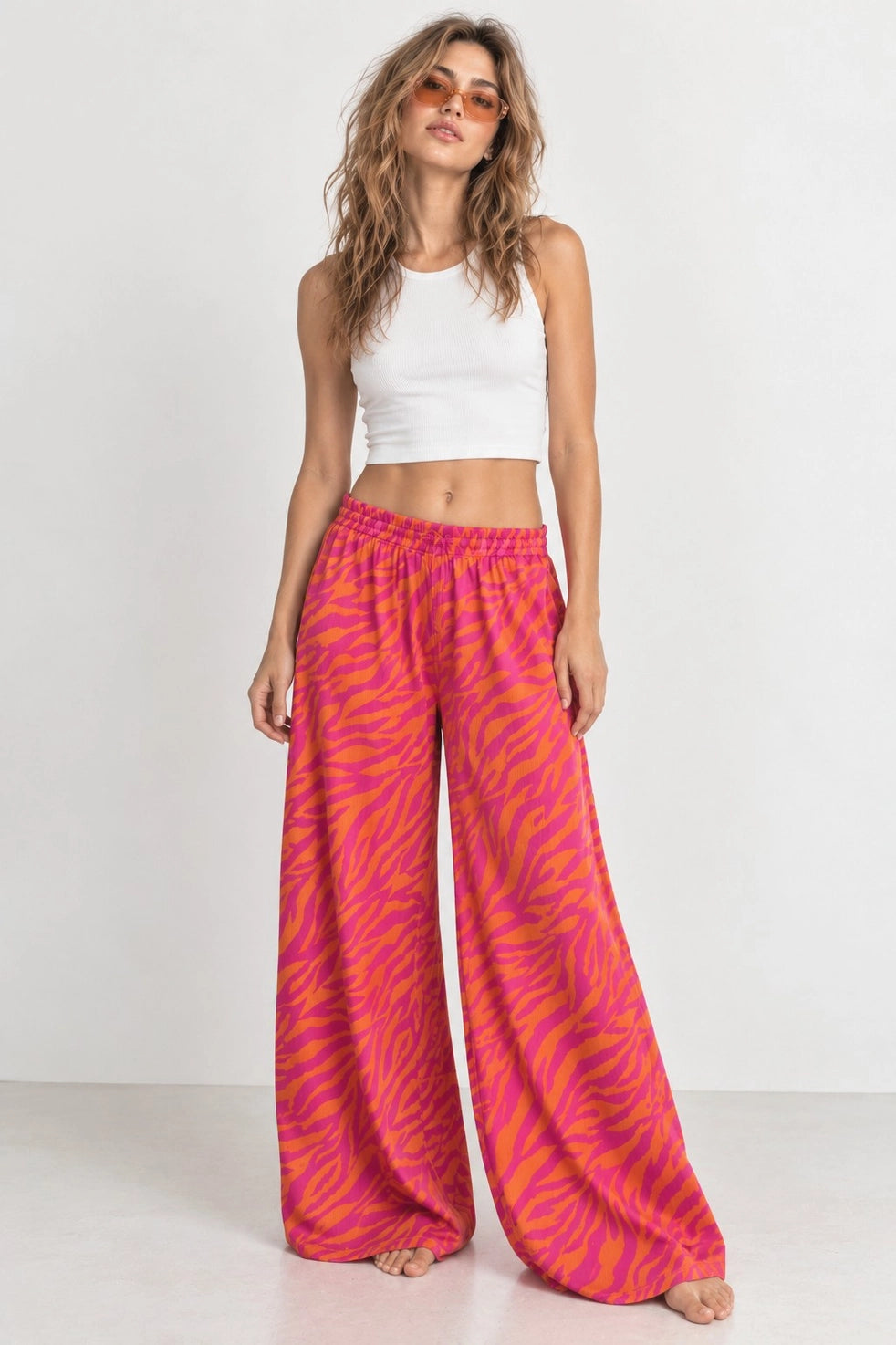 PREORDER: Zebra Print Wide Leg Pants by Jade by Jane (ETA: November)