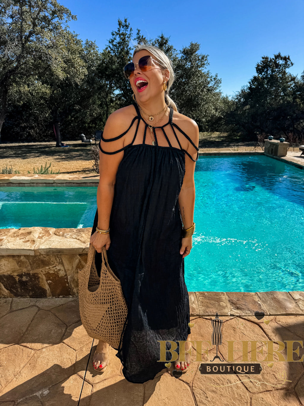 Ciao Bella Strappy Dress by Blakeley - BFF Here