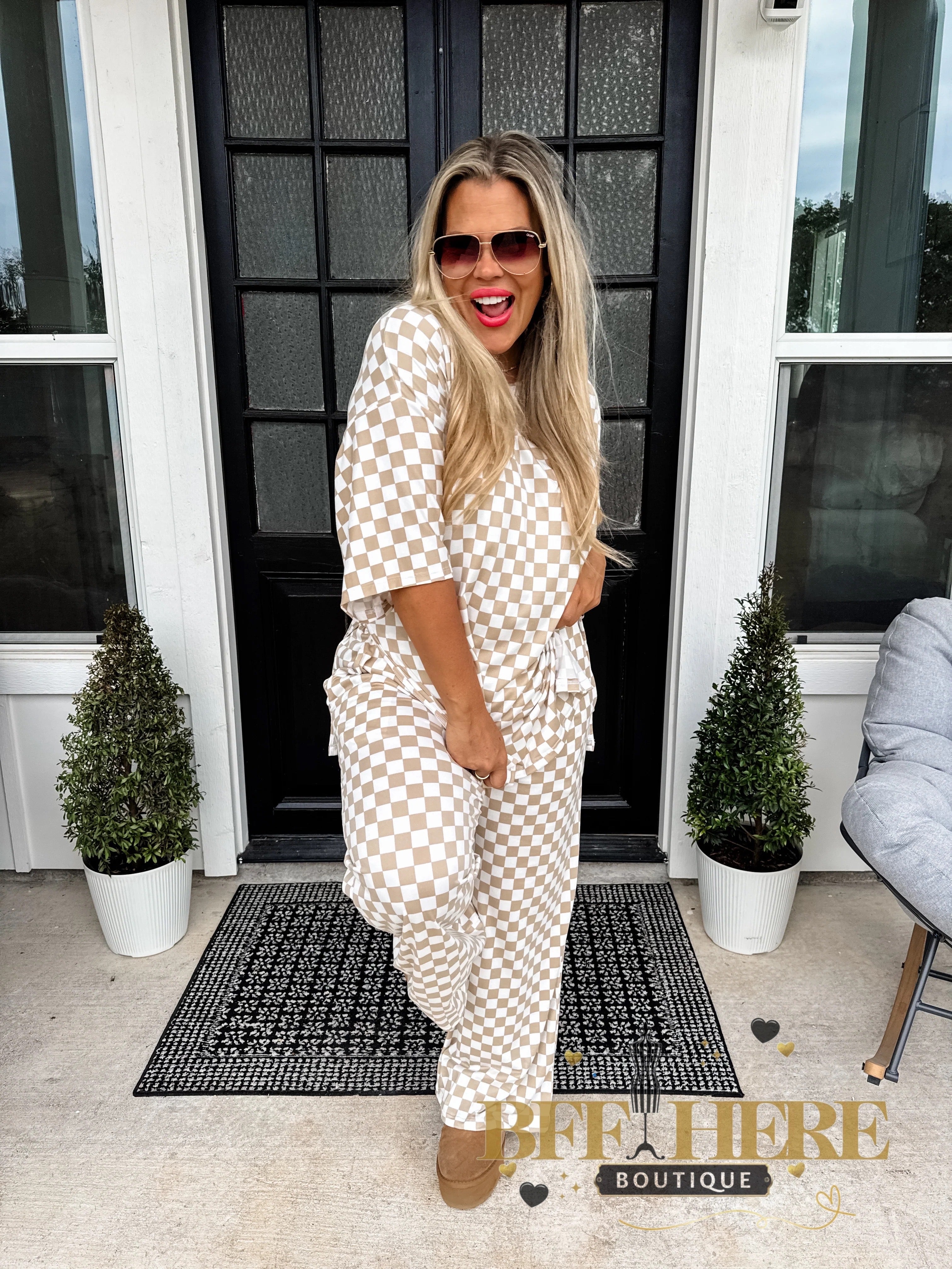 Check Me Out Side Slit Top by Blakeley - BFF Here