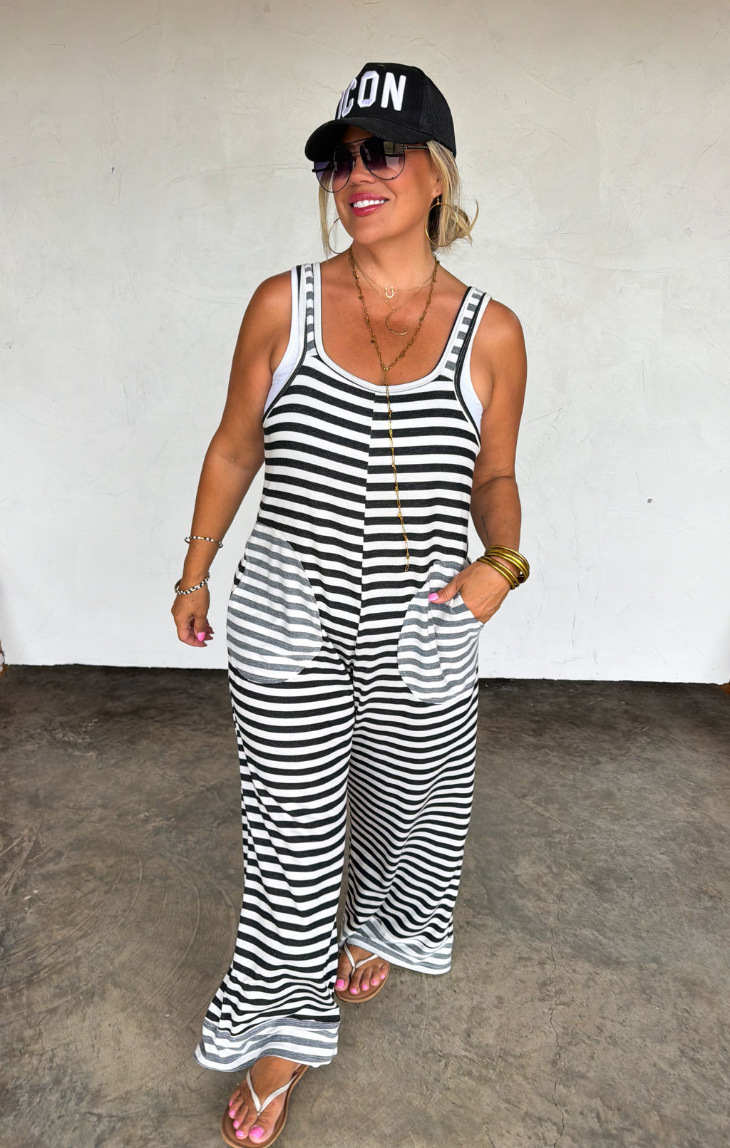 PREORDER- Ricki Stripe Terry Romper by Blakeley (ETA: August) - BFF Here