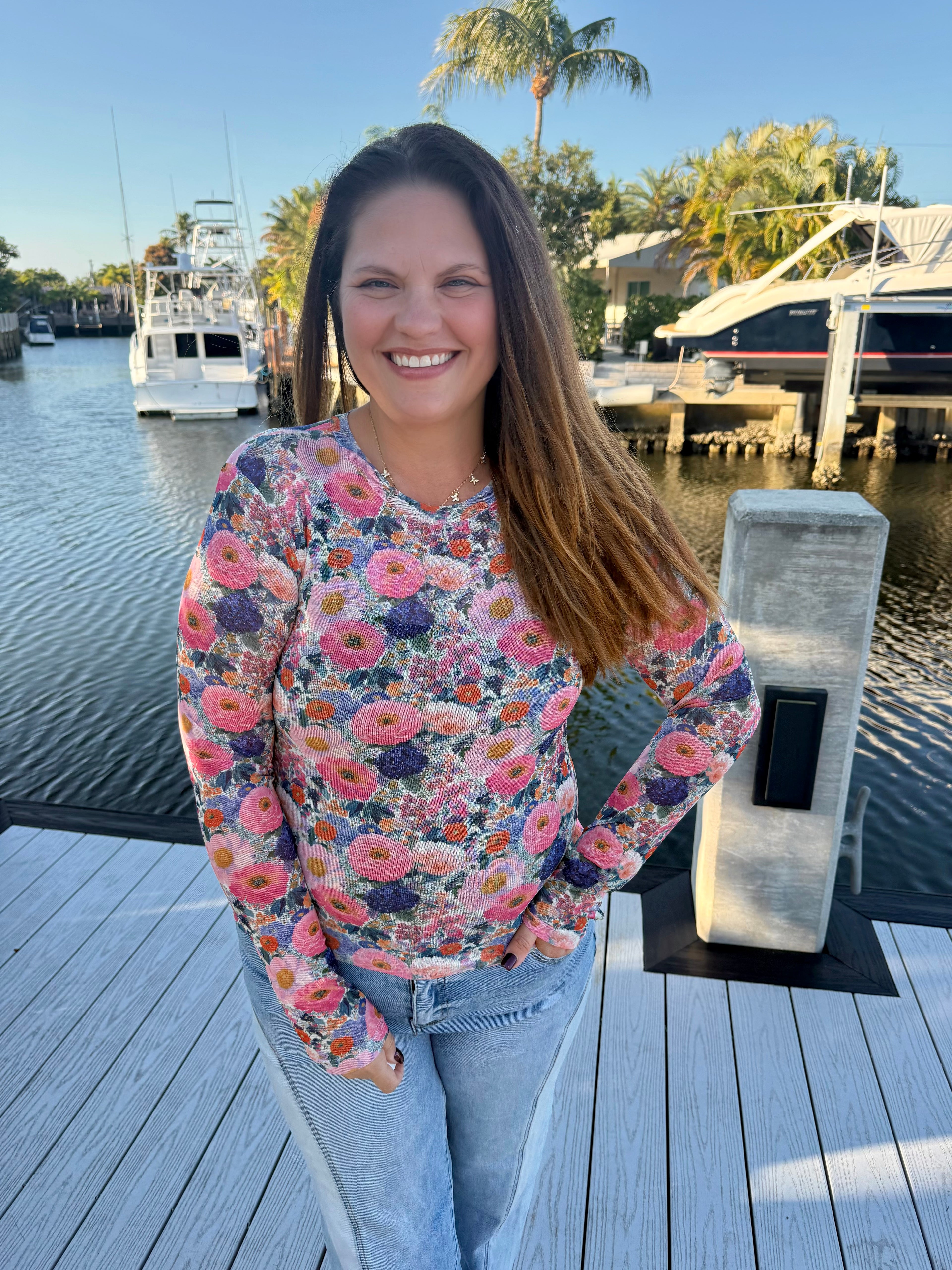 Spring Dress It Up Mesh Top by Blakeley - BFF Here