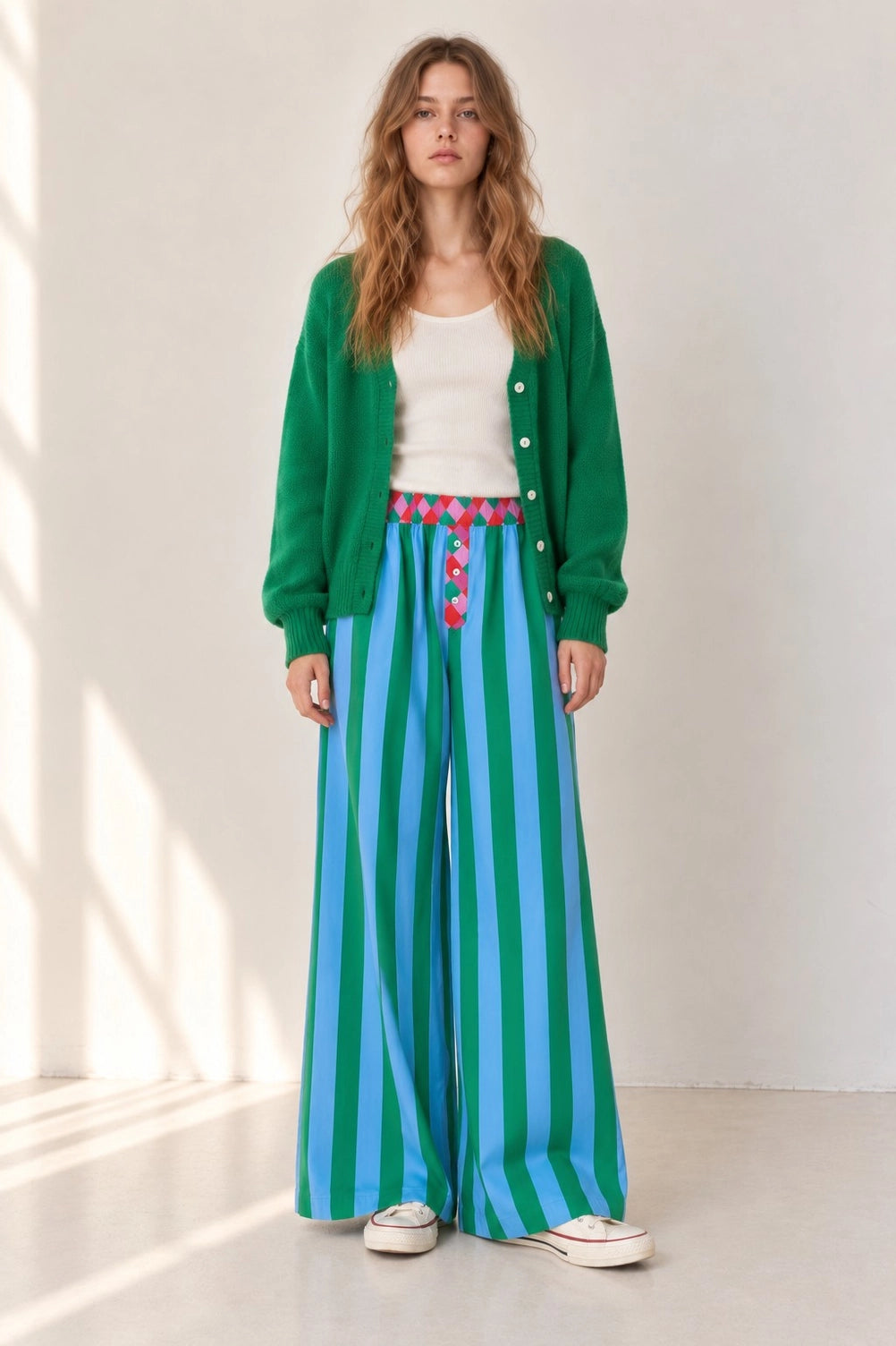 PREORDER: Color Pop Stripe Wide Leg Pants / ARRAY by Jade by Jane (ETA: November)