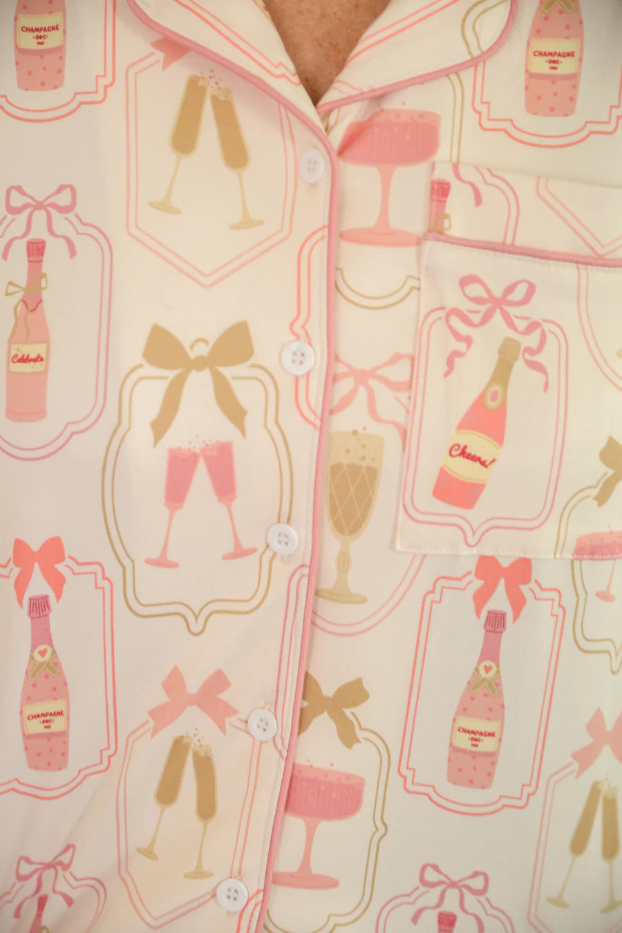 PREORDER-Bows & Bubbly Ruffle Pajama Set by Jess Lea (ETA: Late November) - BFF Here