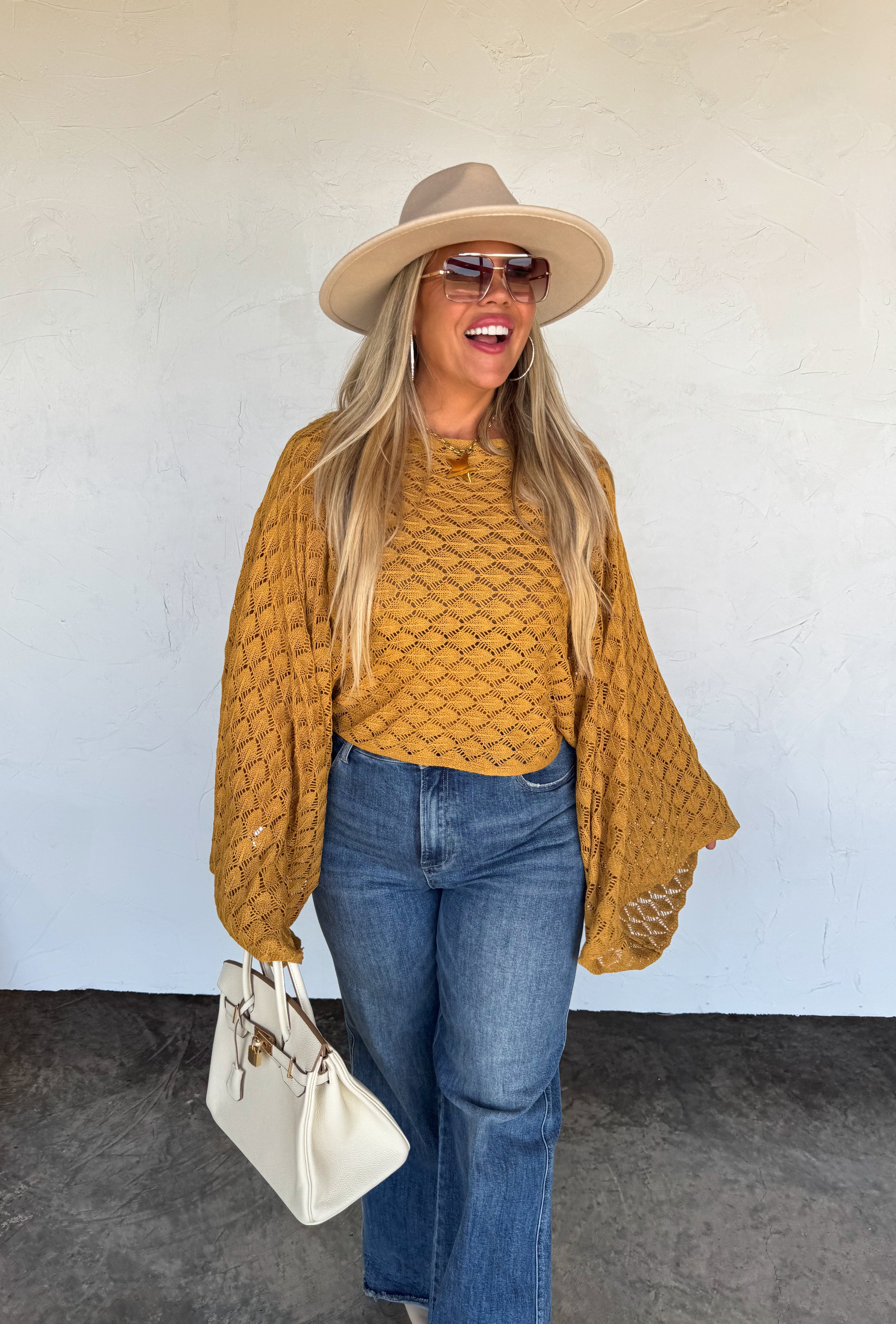 PREORDER- FALL COLORS FREE SPIRIT BELL SLEEVE TOP - BFF Here