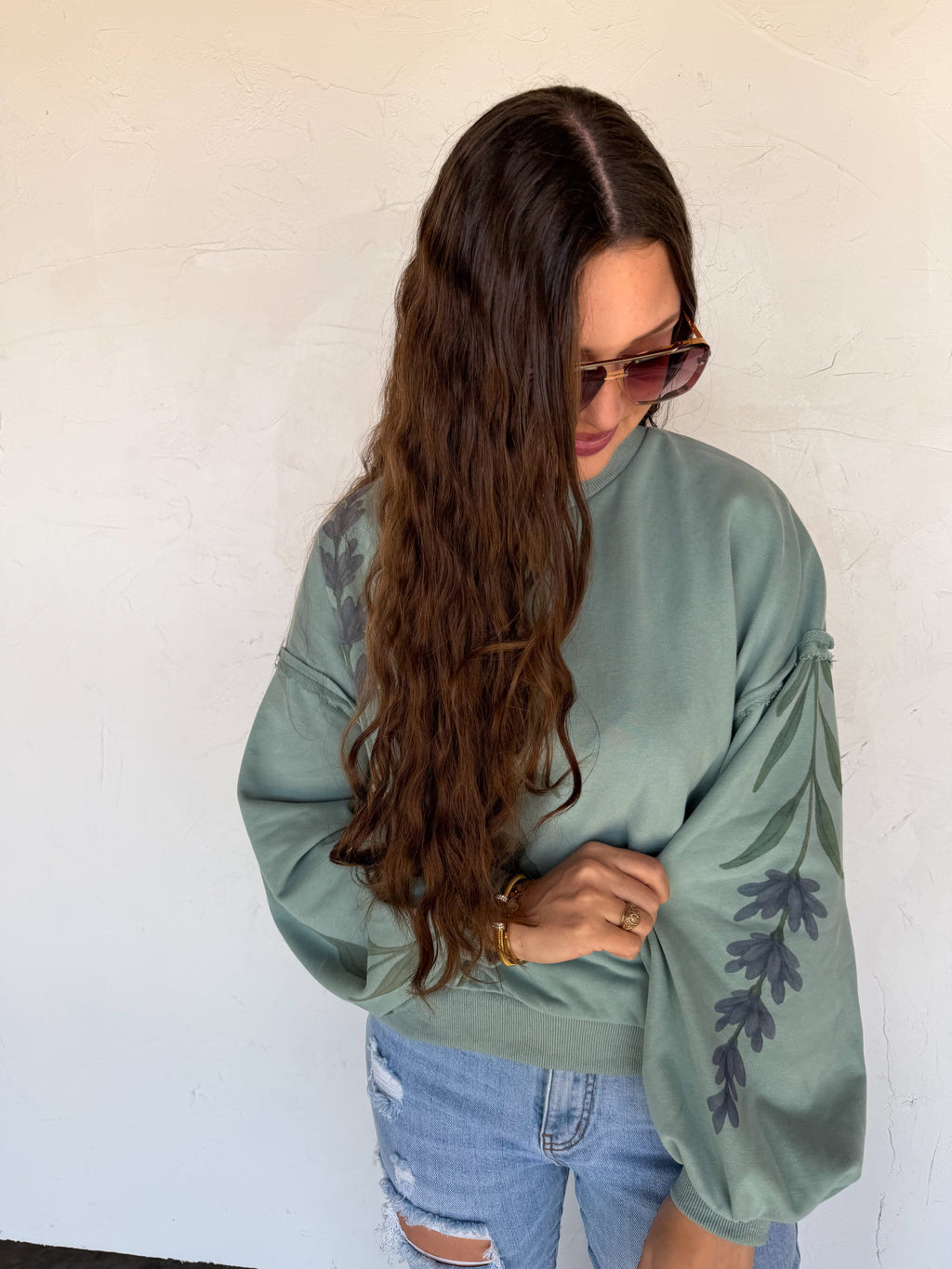 PREORDER- SPRING FLORAL PULLOVER - BFF Here