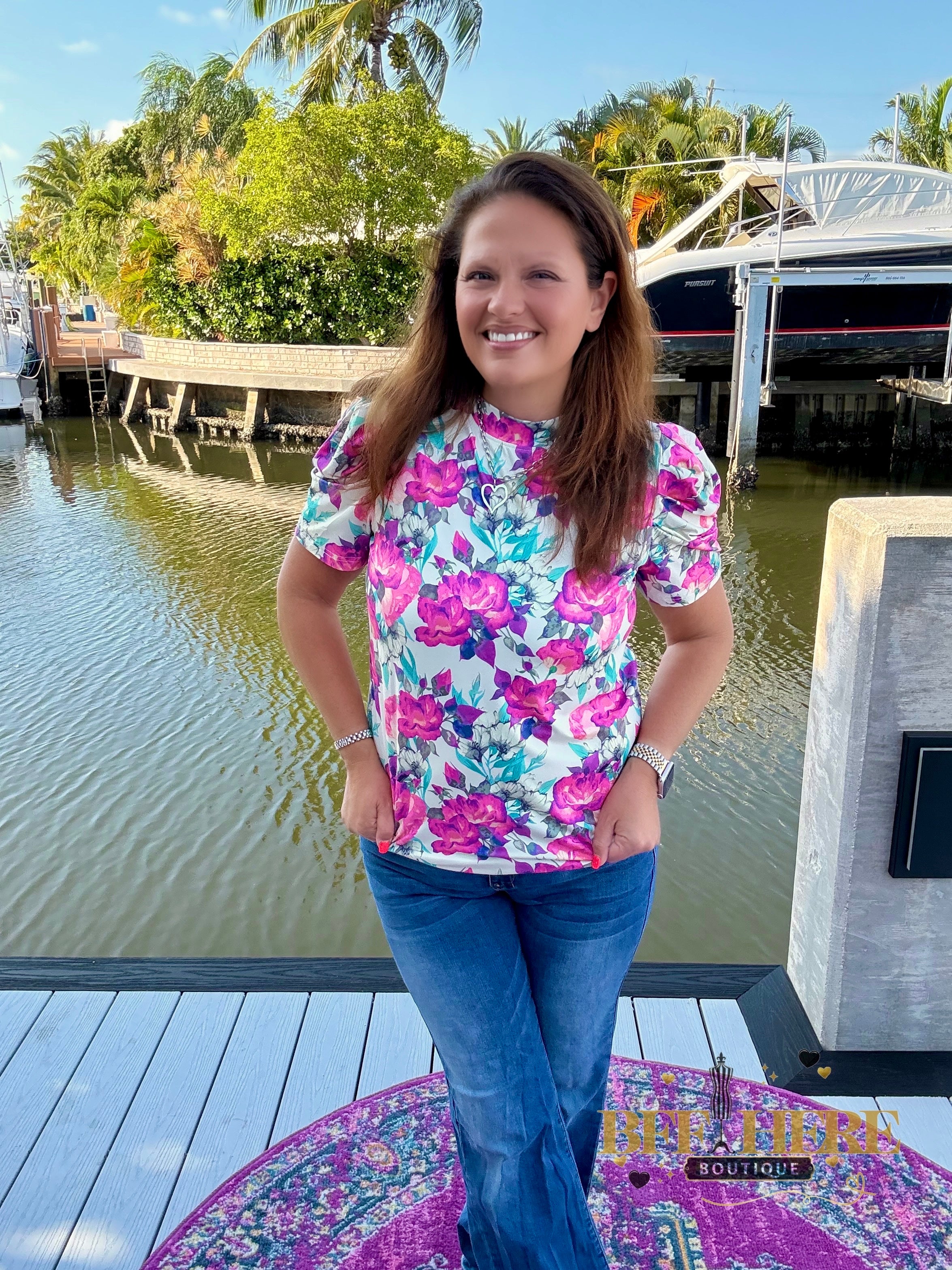 Life Is A Flower Top by Sterling Kreek - BFF Here