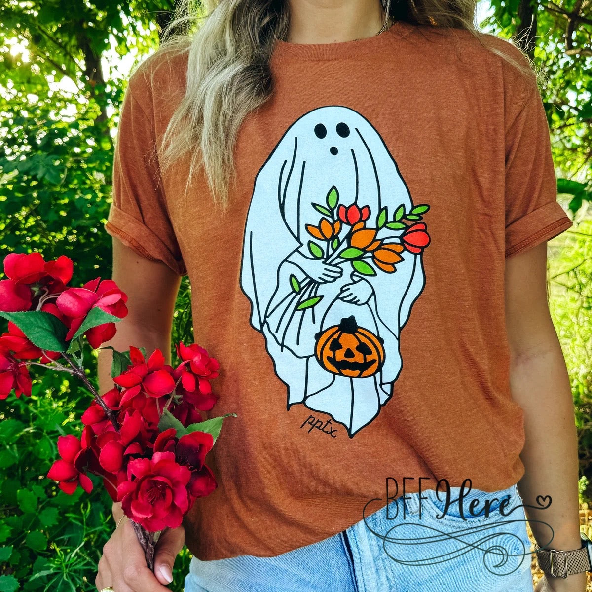 Ghost Bouquet Tee - BFF Here