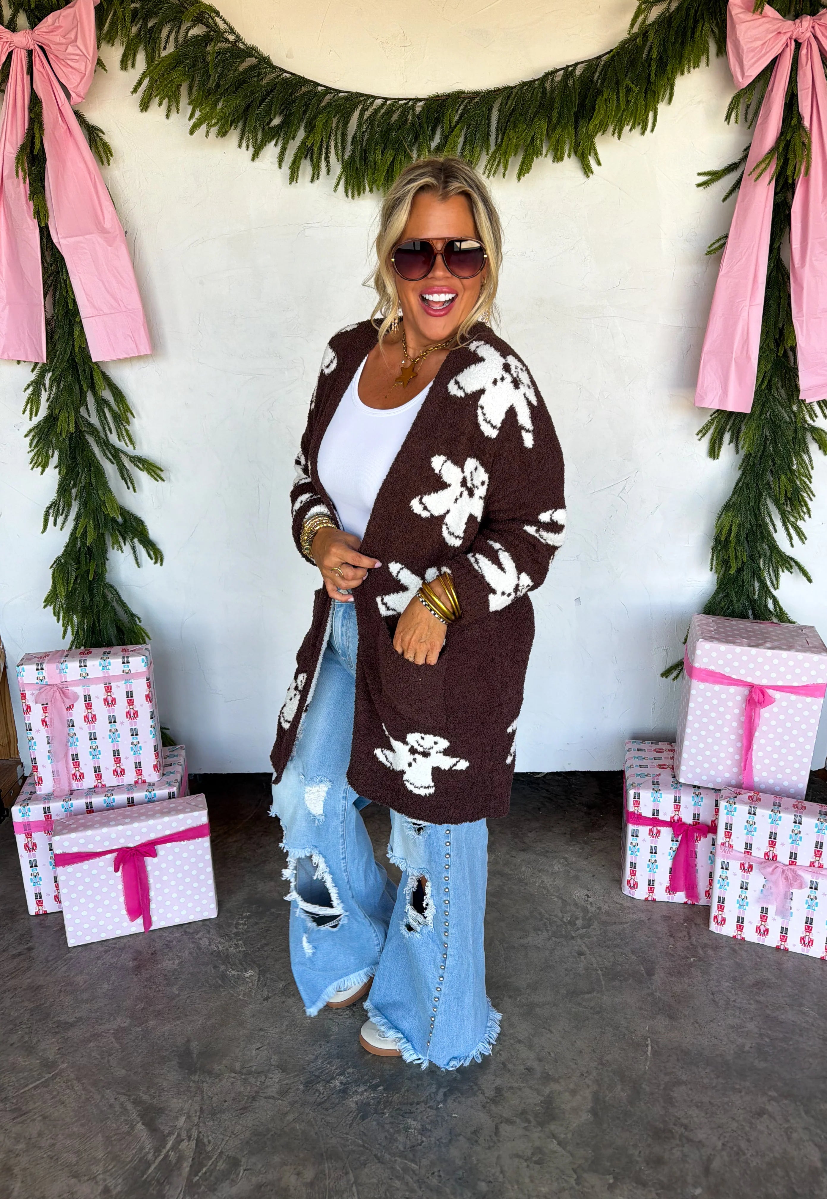 PREORDER: Cozy Christmas Cloud Cardigan by BLAKELEY (ETA: October)