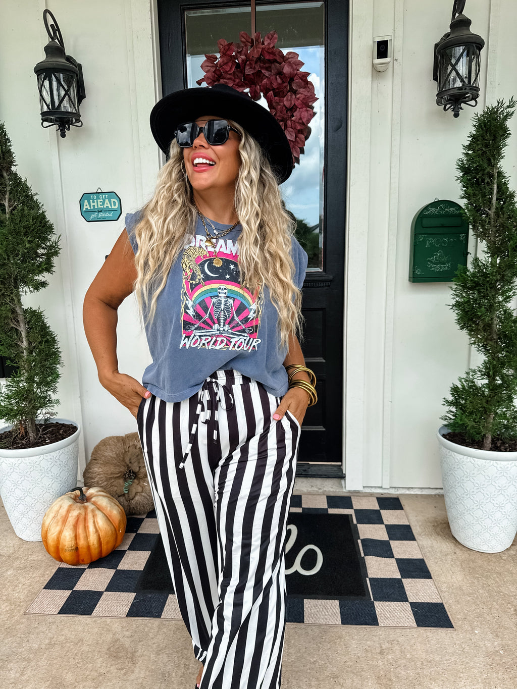 PREORDER- Vertical Stripe Pants by Blakeley (ETA: Mid September) - BFF Here