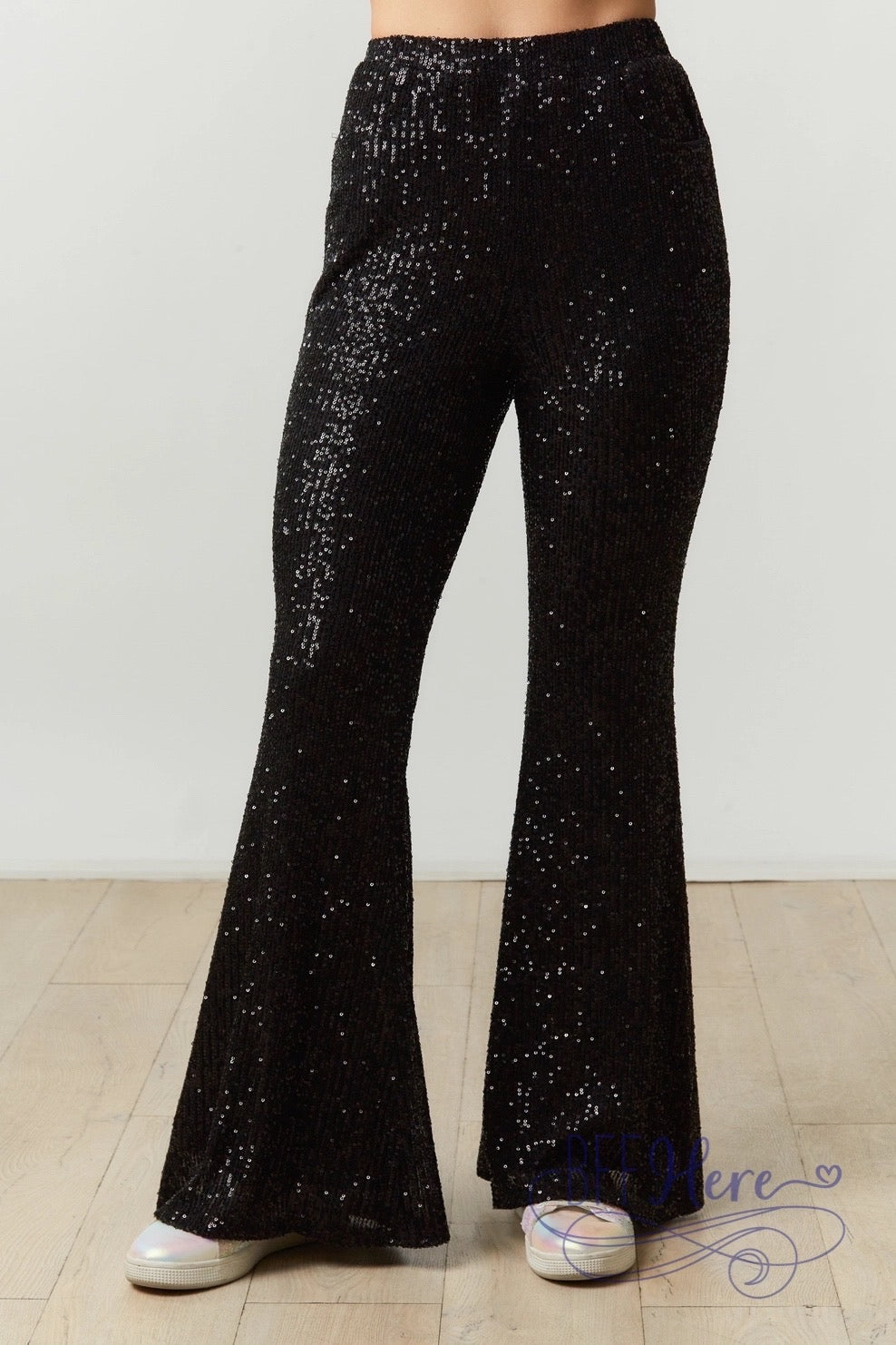 Glitz & Glam: Sequin Pants / Choice Of Color - BFF Here