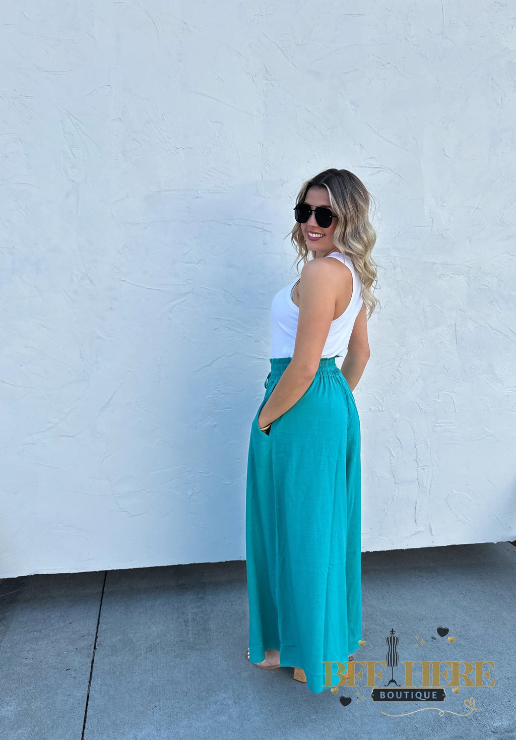 Johanna Linen Pants / Choice of Color by Blakeley - BFF Here